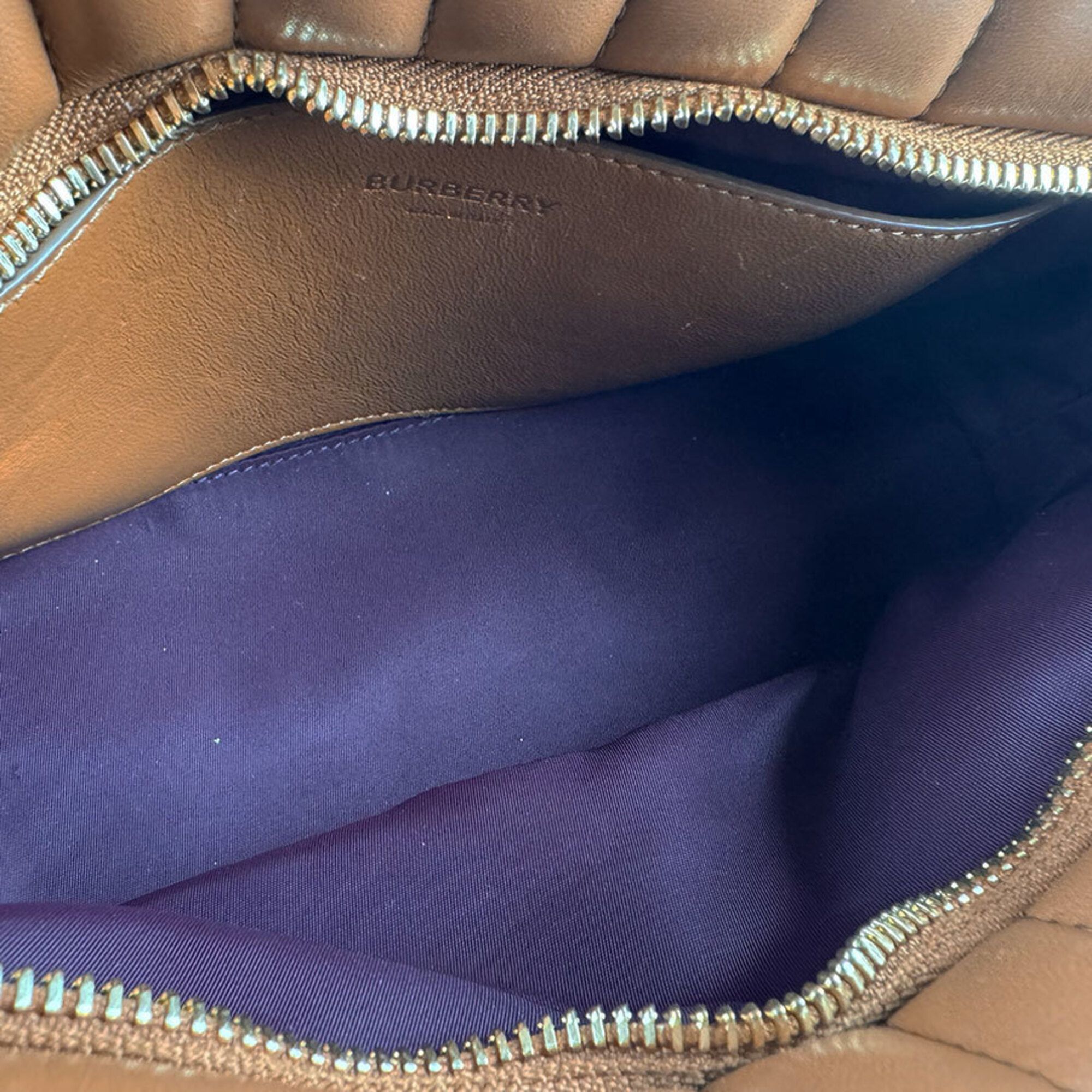 Leather Shoulder Bag (Pre-Owned) - Burberry - Modalova