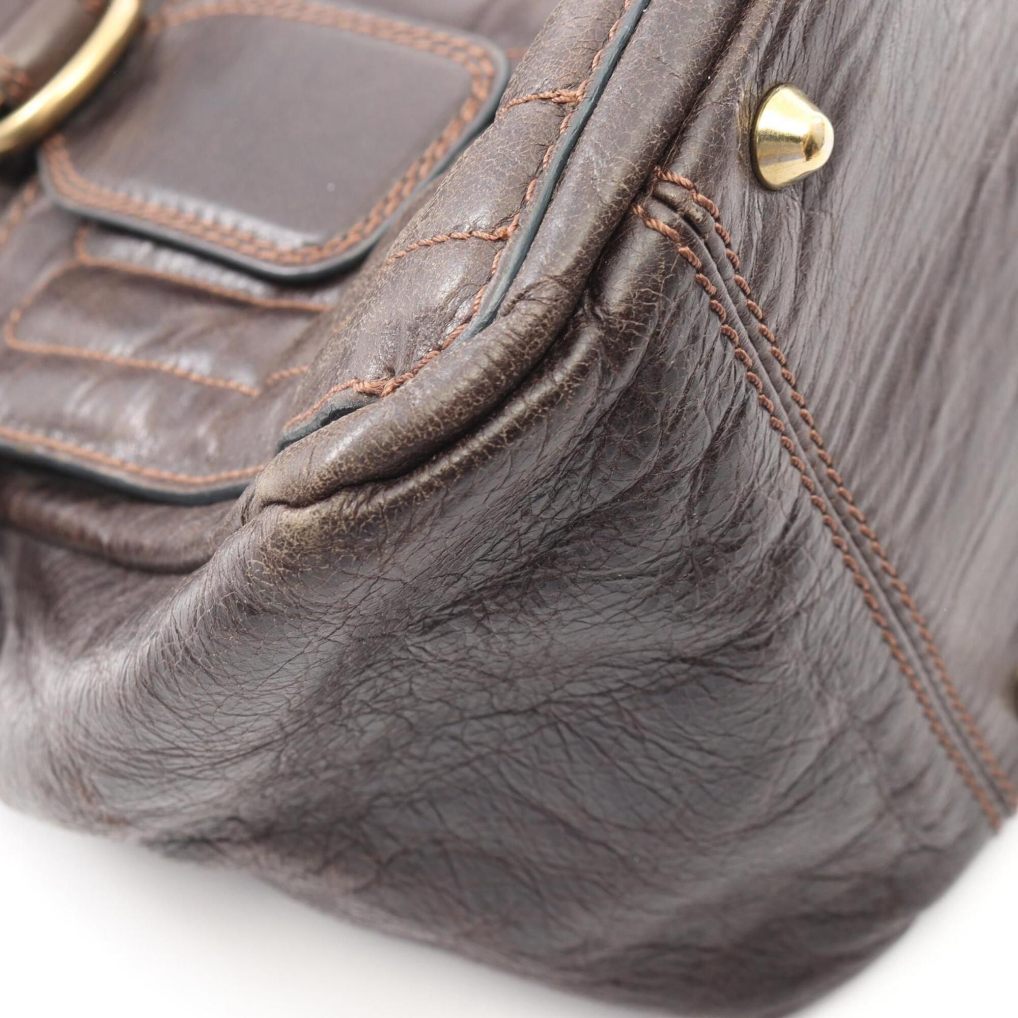 Leather Handbag (Pre-Owned) - Chloé - Modalova