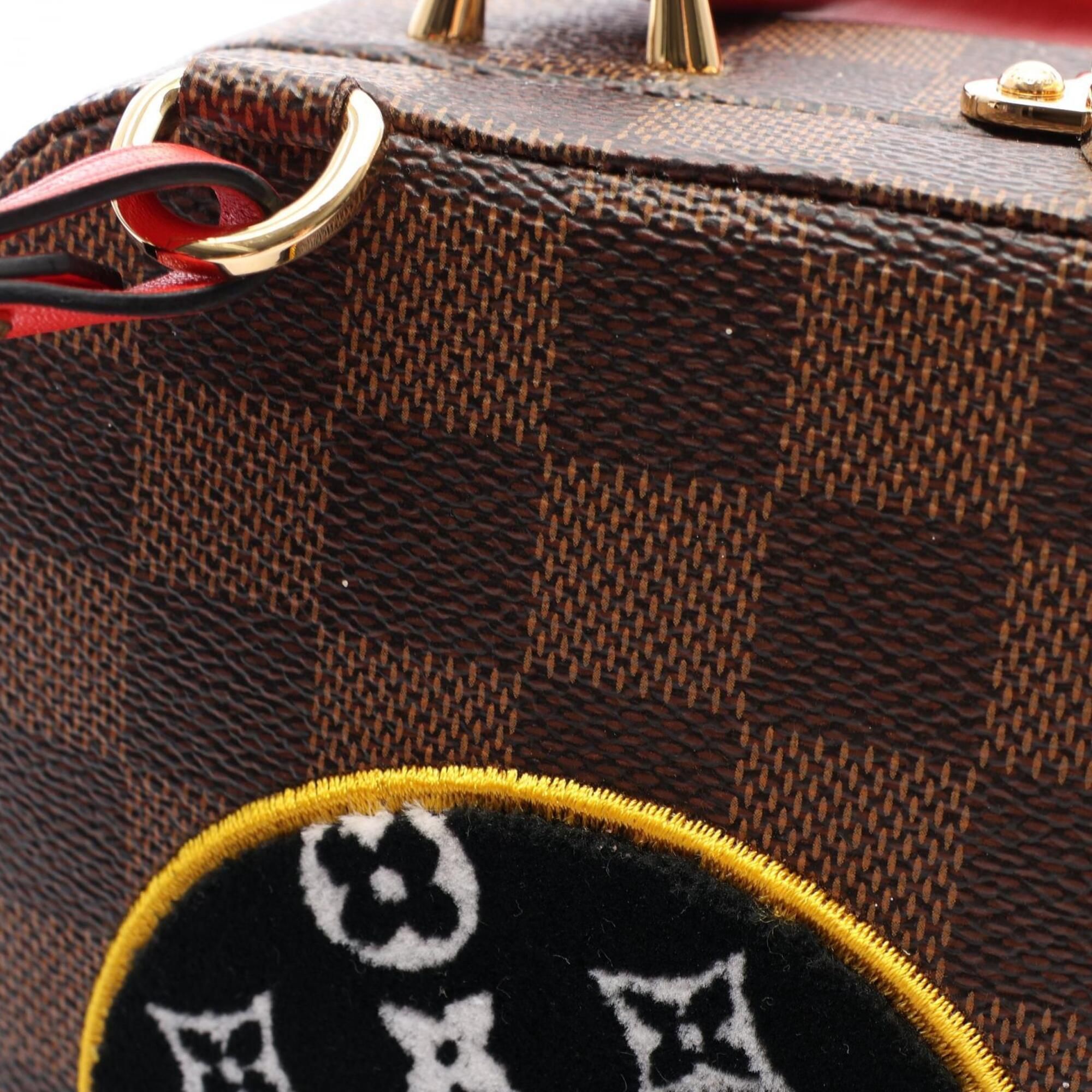 Coated Canvas Damier Canvas Leather Handbag (Pre-Owned) - Louis Vuitton - Modalova
