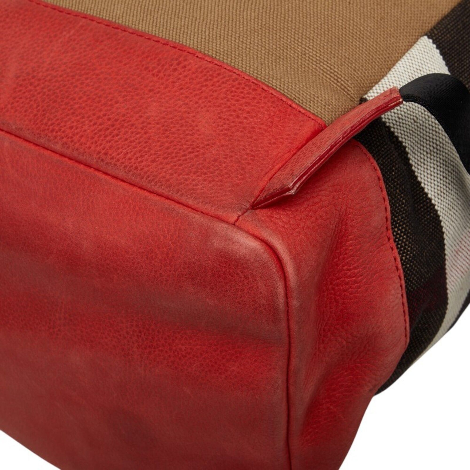 Canvas Leather Backpack (Pre-Owned) - Burberry - Modalova