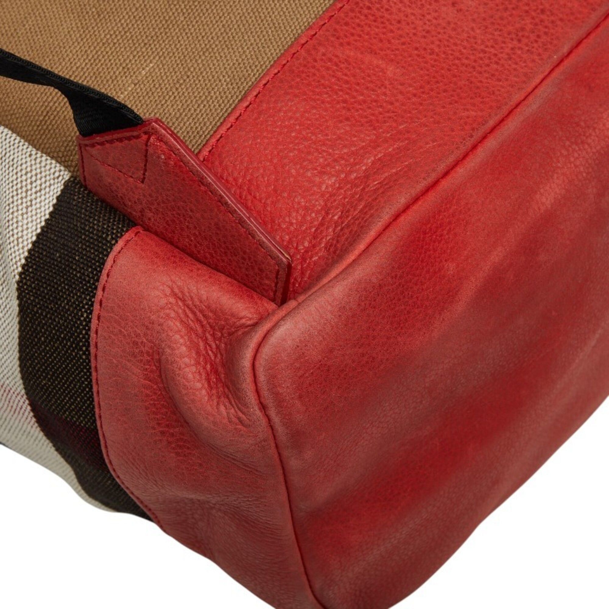 Canvas Leather Backpack (Pre-Owned) - Burberry - Modalova