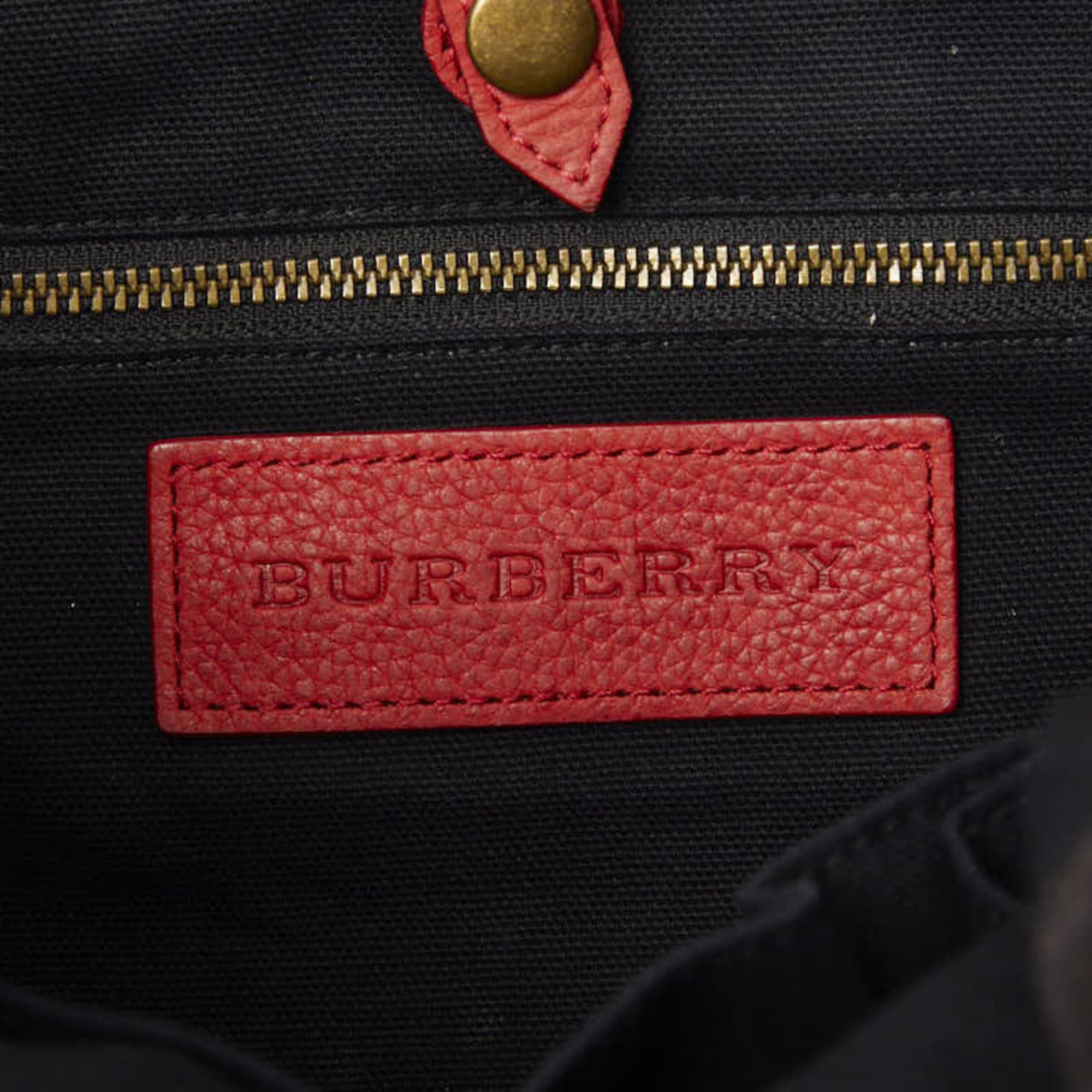 Canvas Leather Backpack (Pre-Owned) - Burberry - Modalova