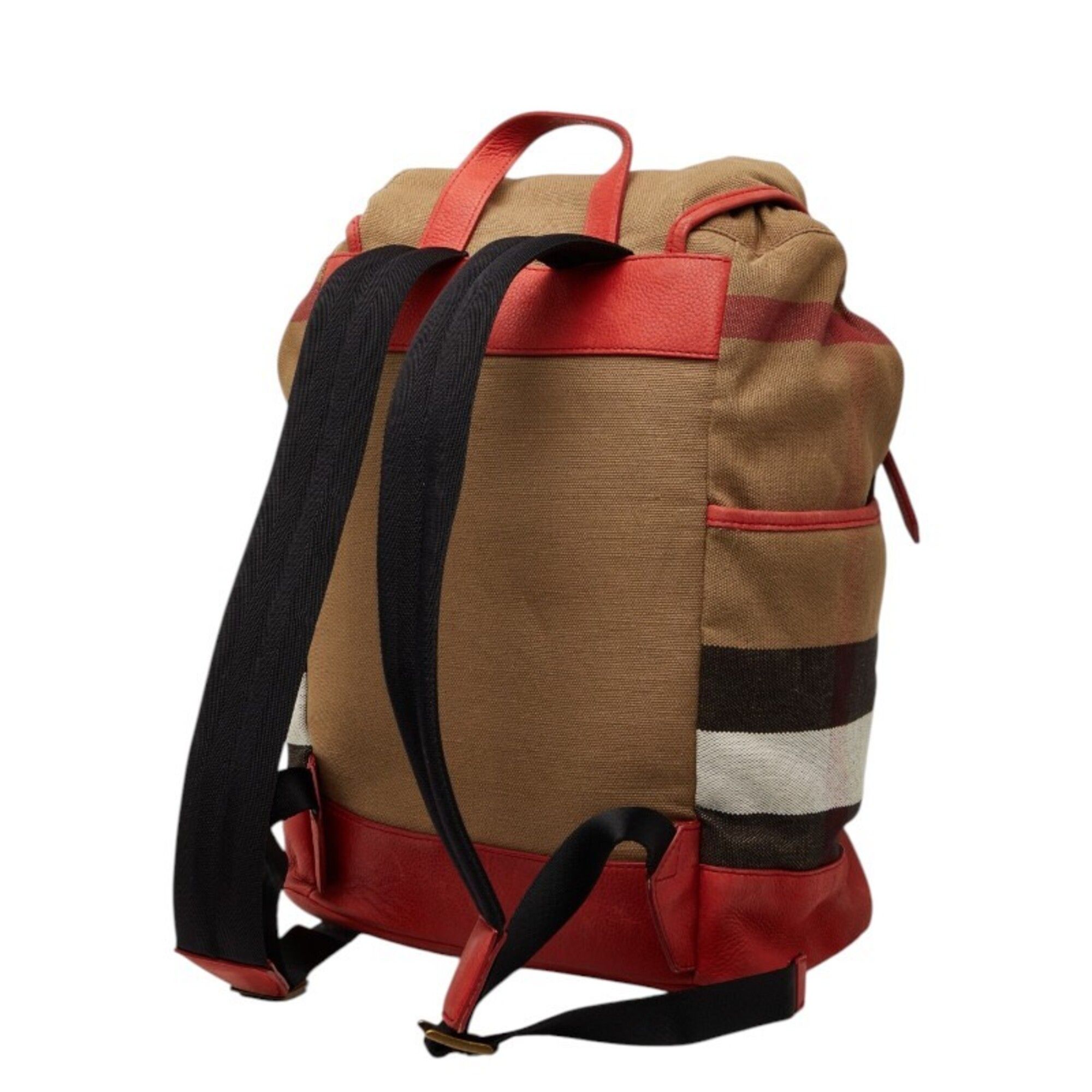 Canvas Leather Backpack (Pre-Owned) - Burberry - Modalova
