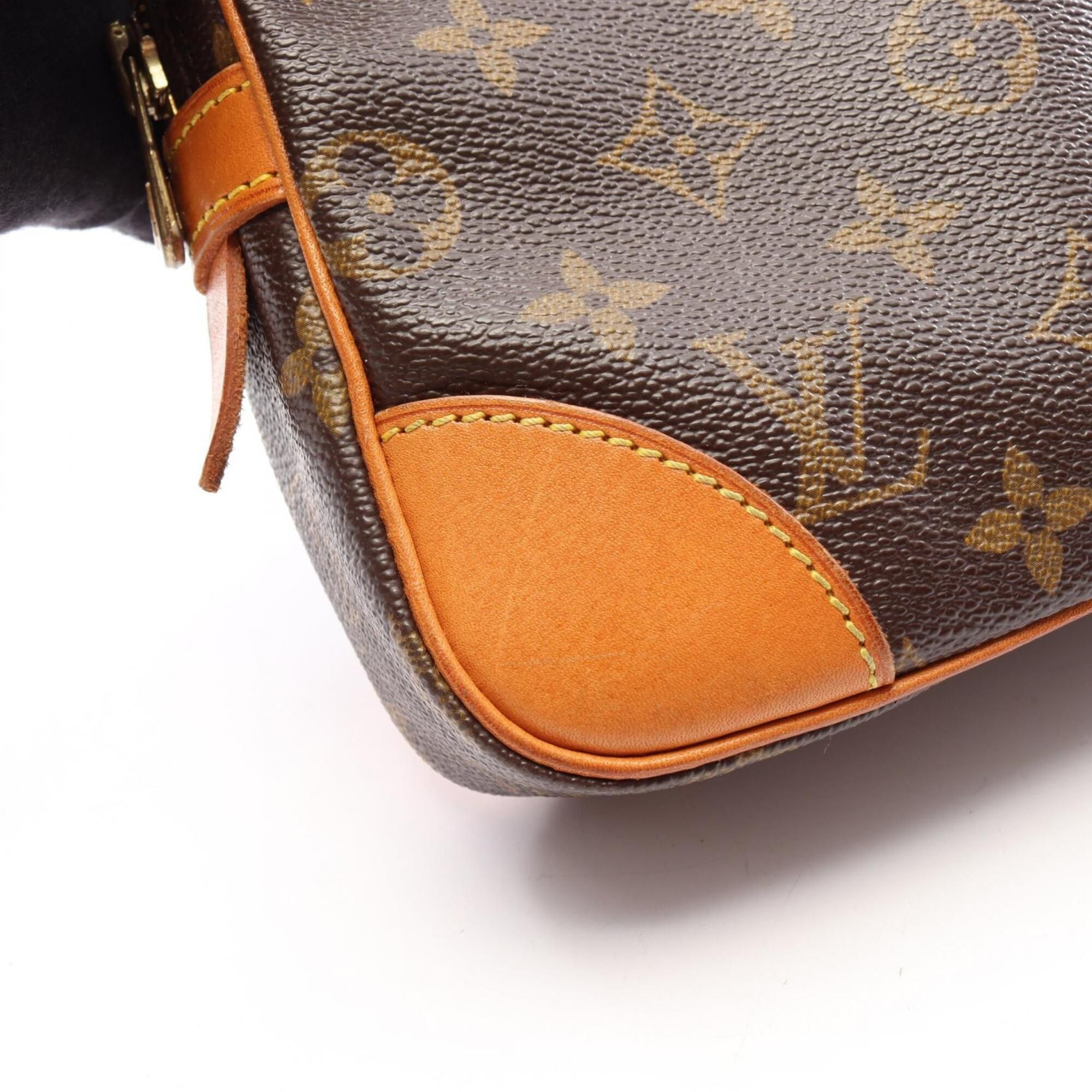 Coated Canvas Monogram Leather Clutch Bag Handbag (Pre-Owned) - Louis Vuitton - Modalova
