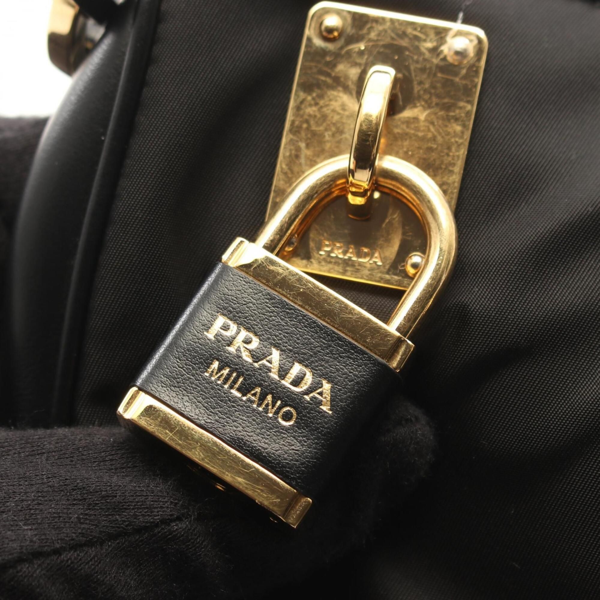 Nylon Leather Handbag Shoulder Bag (Pre-Owned) - Prada - Modalova