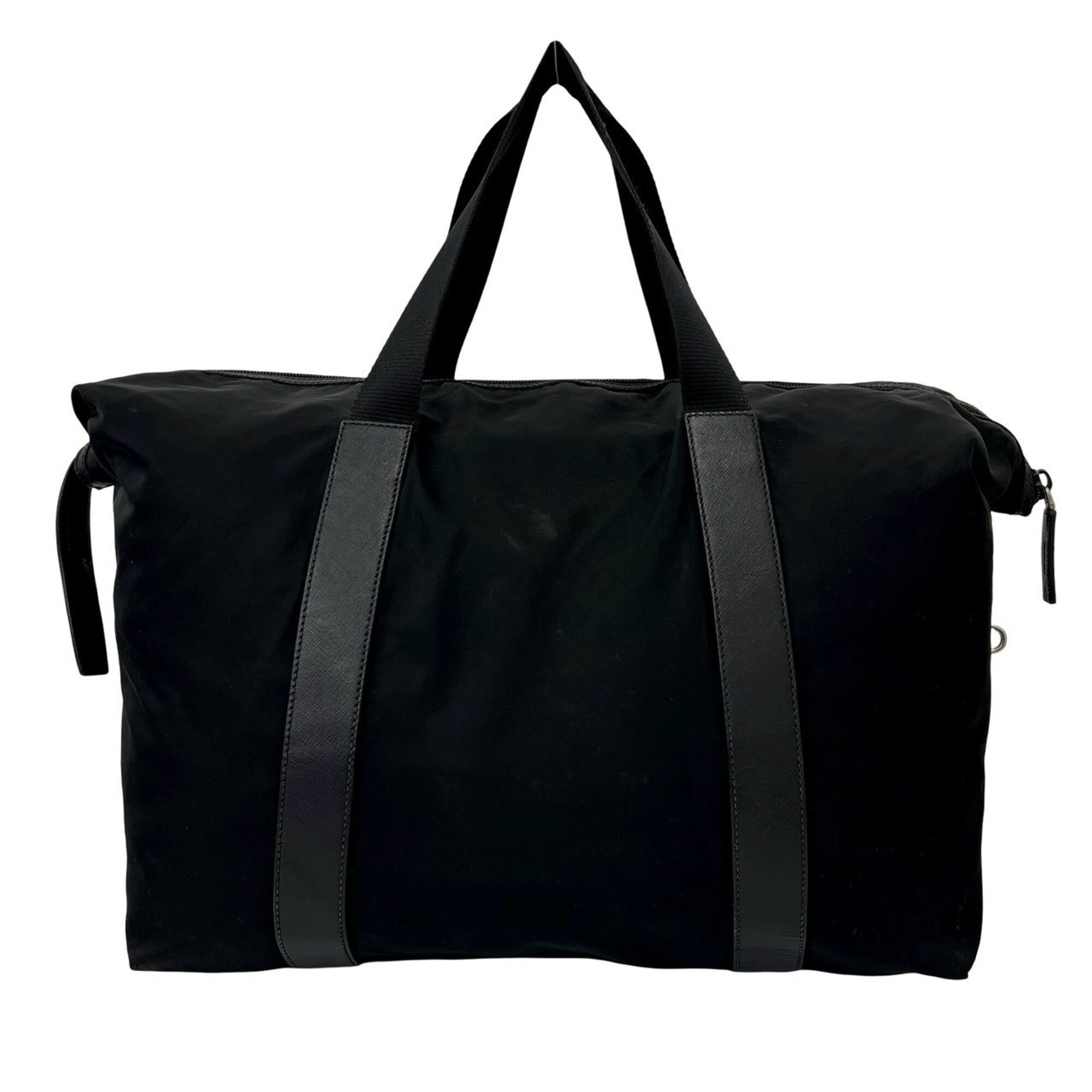 Nylon Leather Boston Bag (Pre-Owned) - Prada - Modalova
