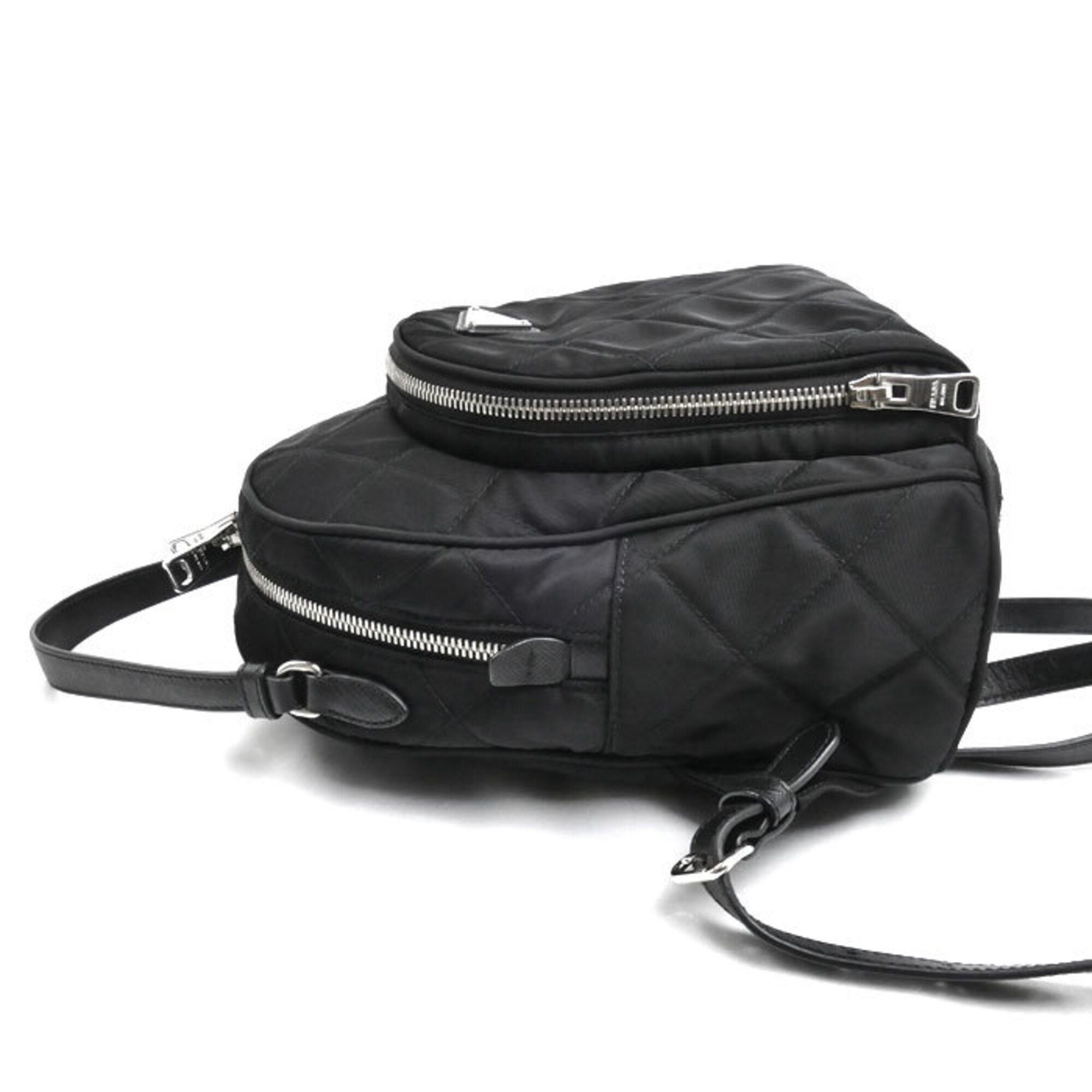 Nylon Leather Backpack (Pre-Owned) - Prada - Modalova
