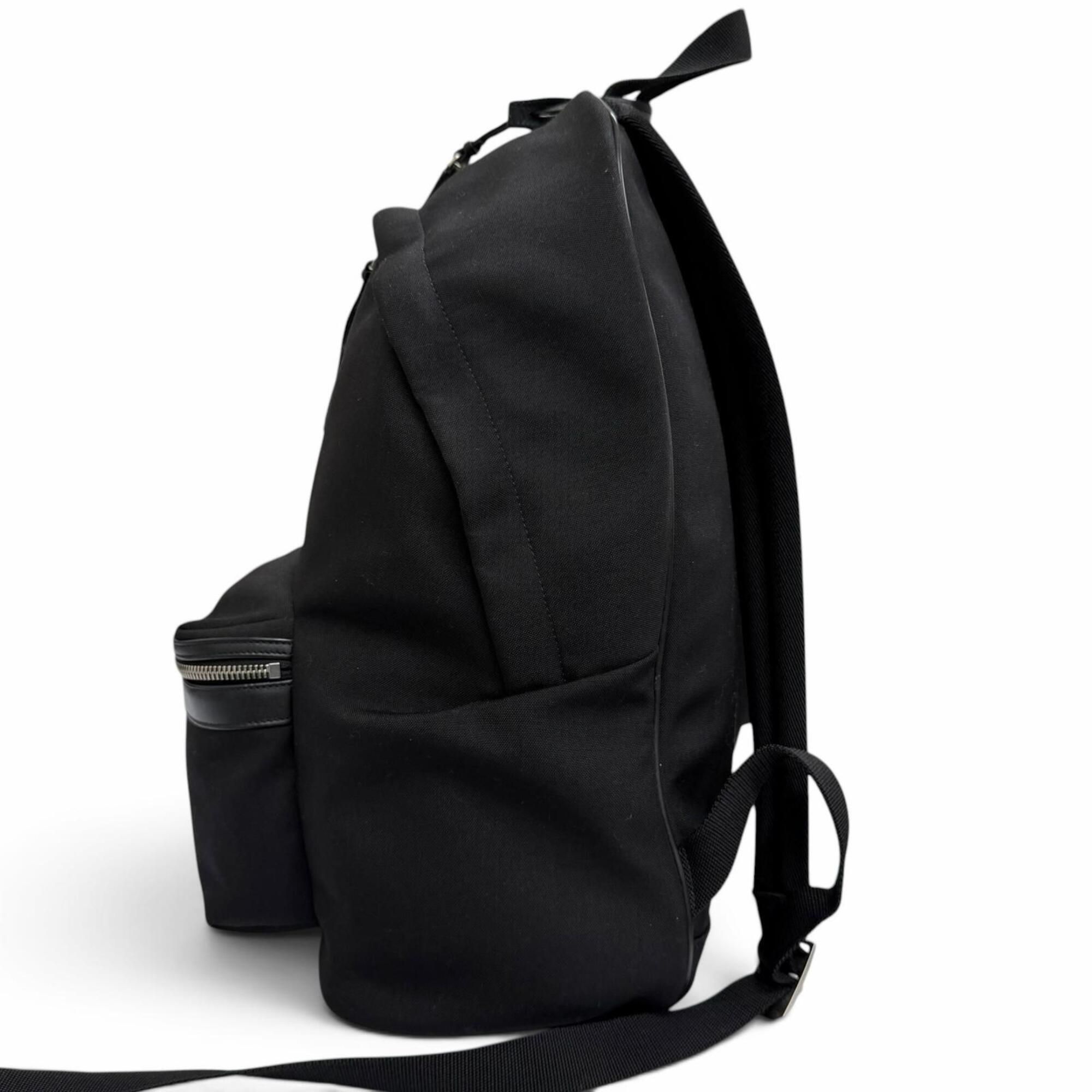 Canvas Leather Backpack (Pre-Owned) - Saint Laurent - Modalova