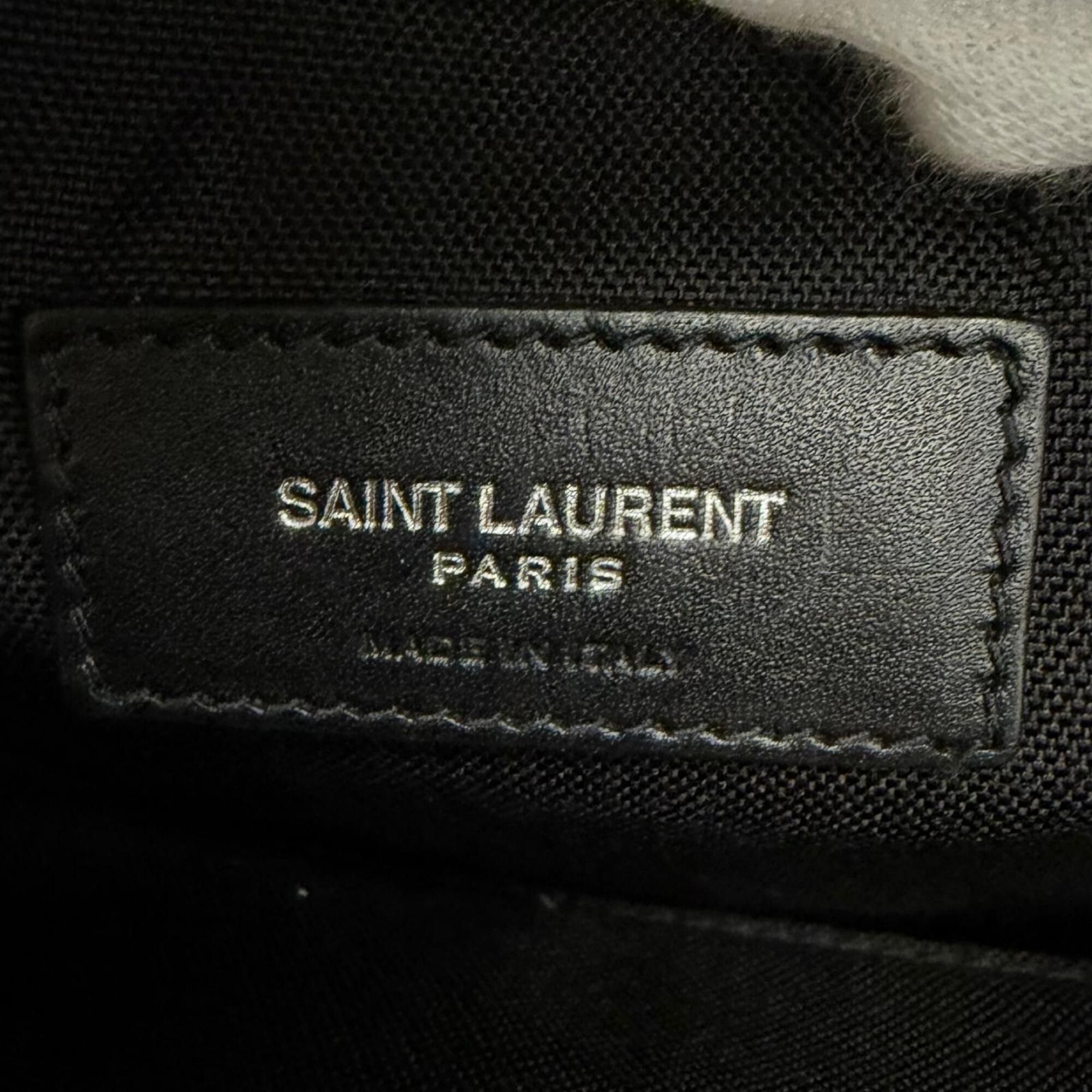 Canvas Leather Backpack (Pre-Owned) - Saint Laurent - Modalova