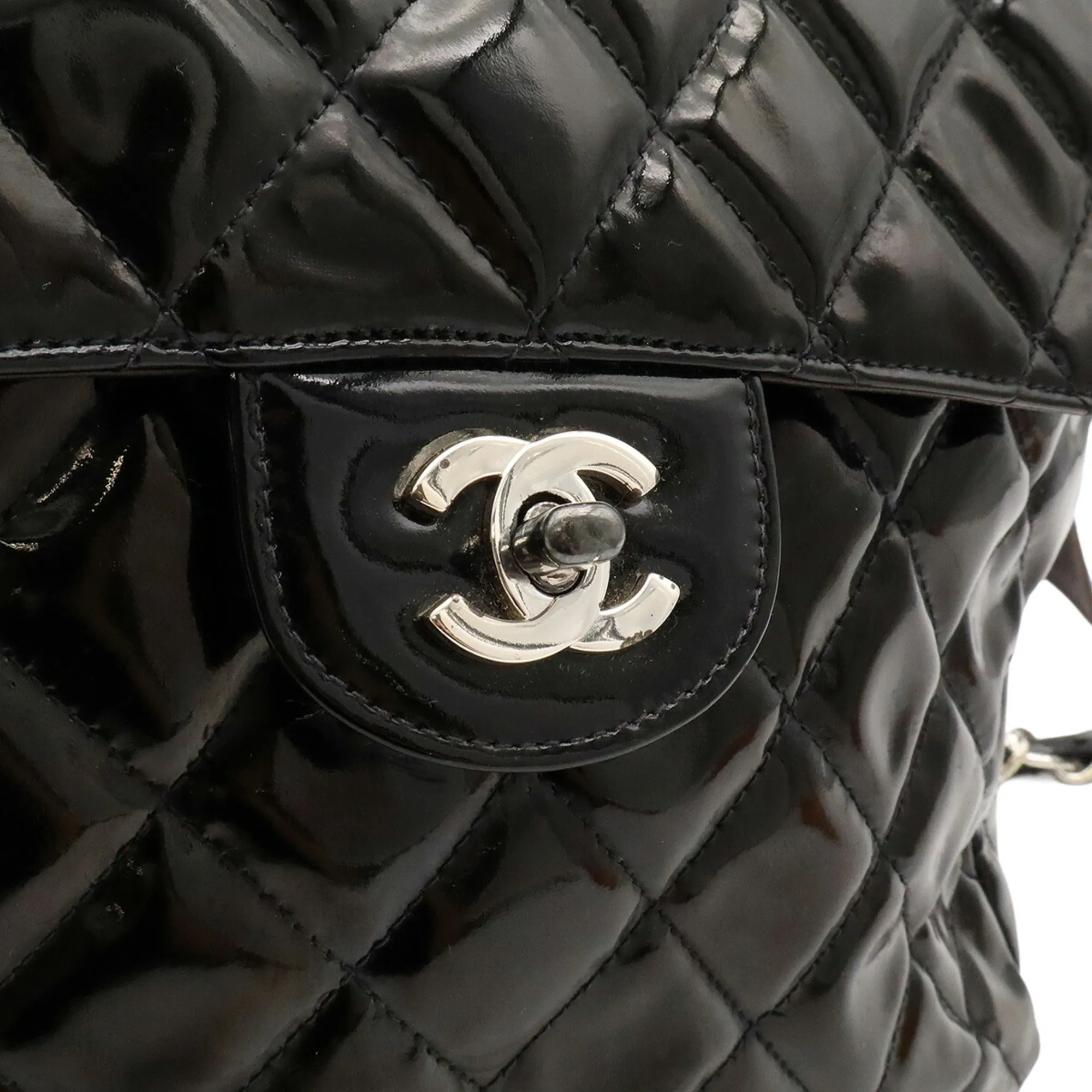 Patent Leather Backpack (Pre-Owned) - Chanel - Modalova