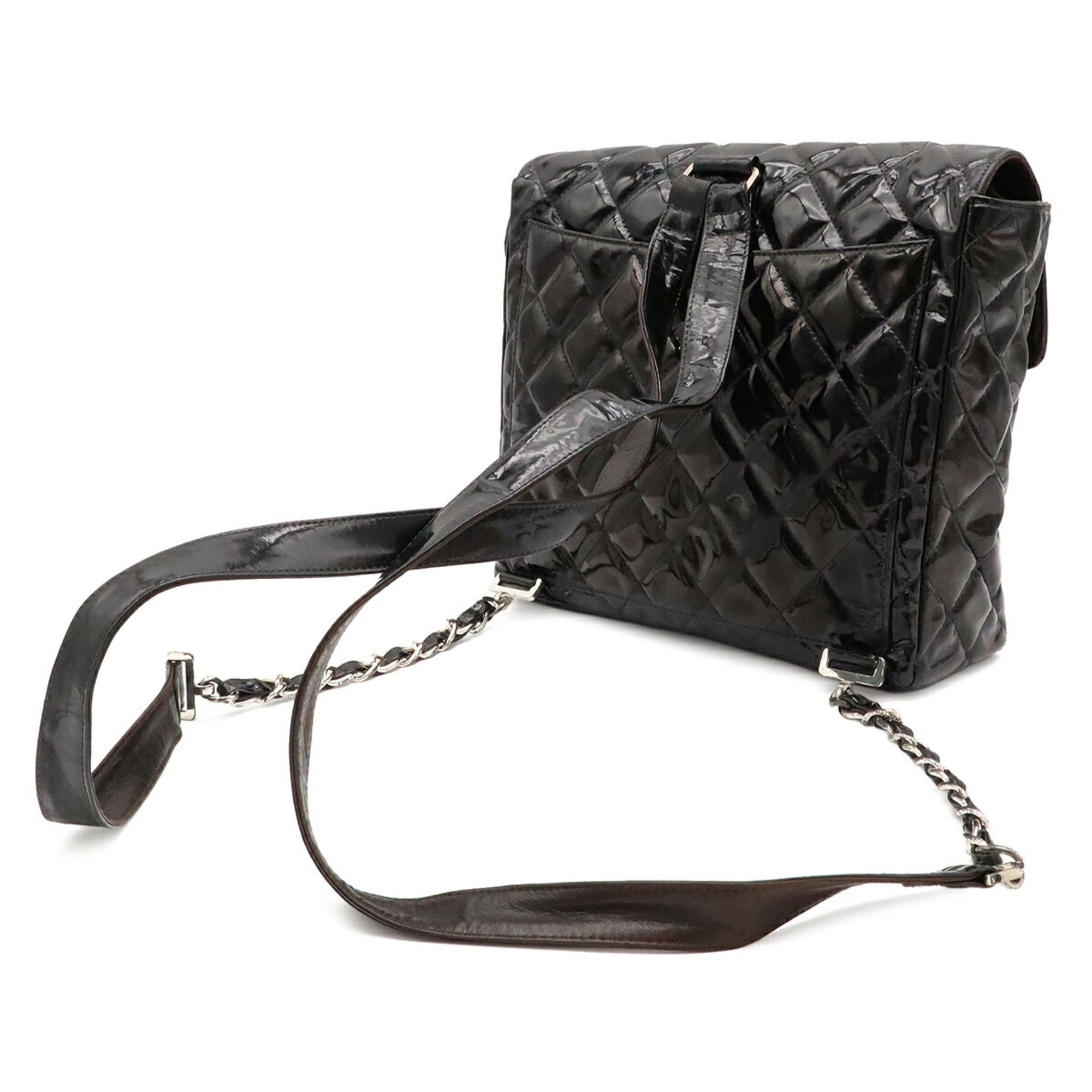 Patent Leather Backpack (Pre-Owned) - Chanel - Modalova