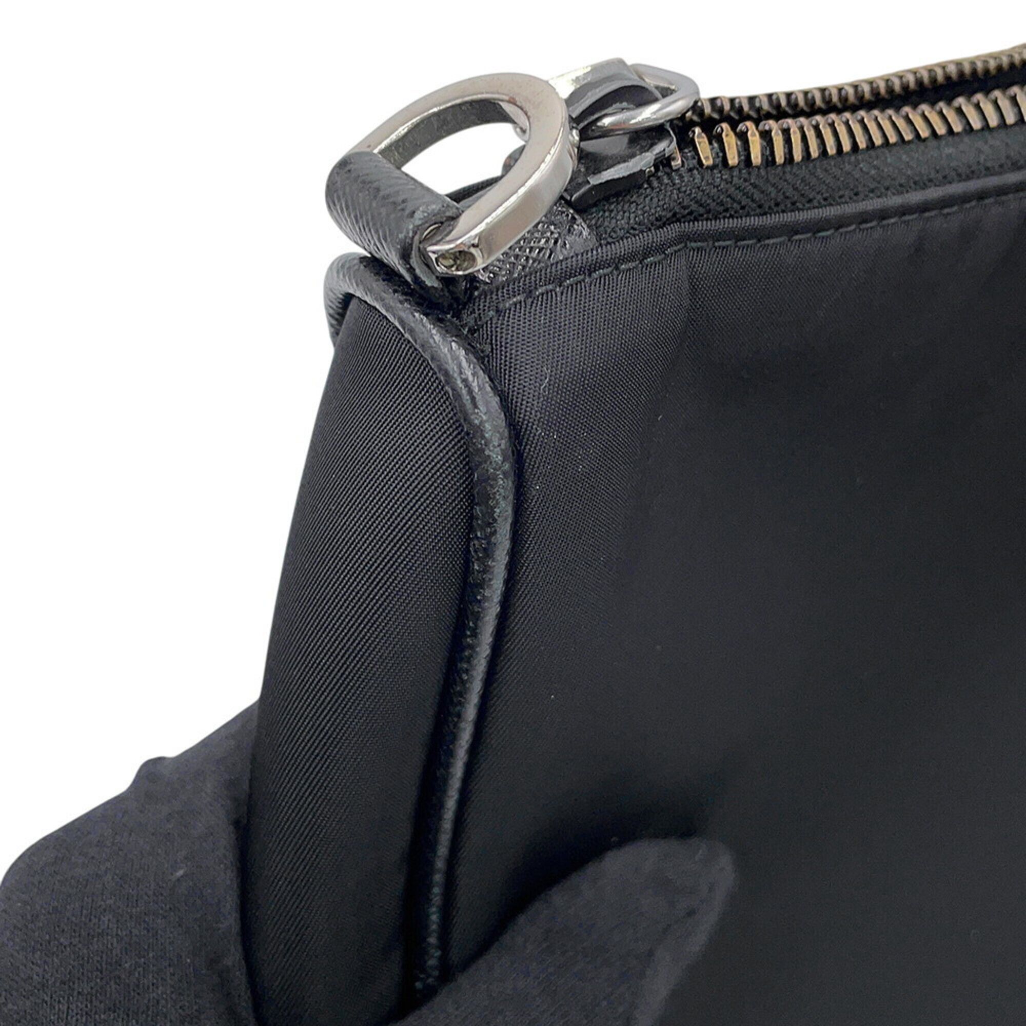 Nylon Leather Handbag Pouch Shoulder Bag (Pre-Owned) - Prada - Modalova