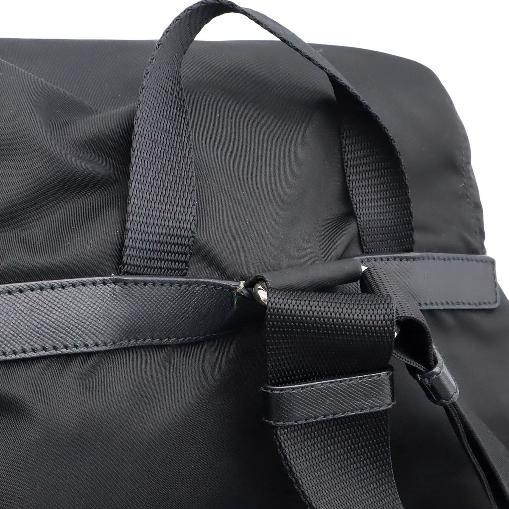 Nylon Leather Backpack (Pre-Owned) - Prada - Modalova