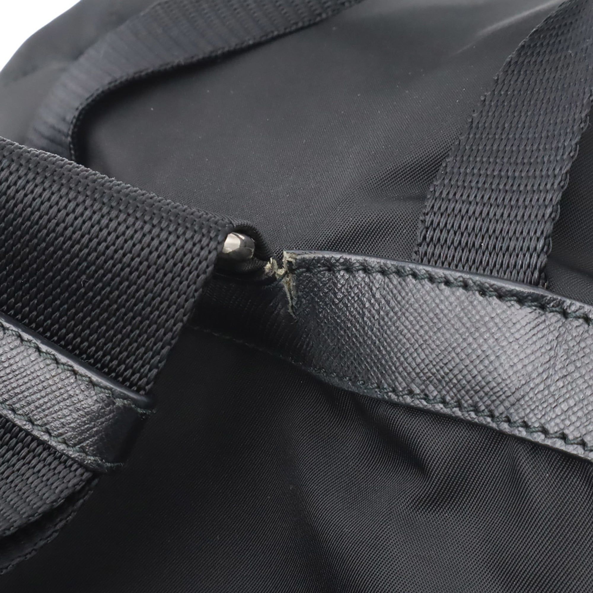 Nylon Leather Backpack (Pre-Owned) - Prada - Modalova