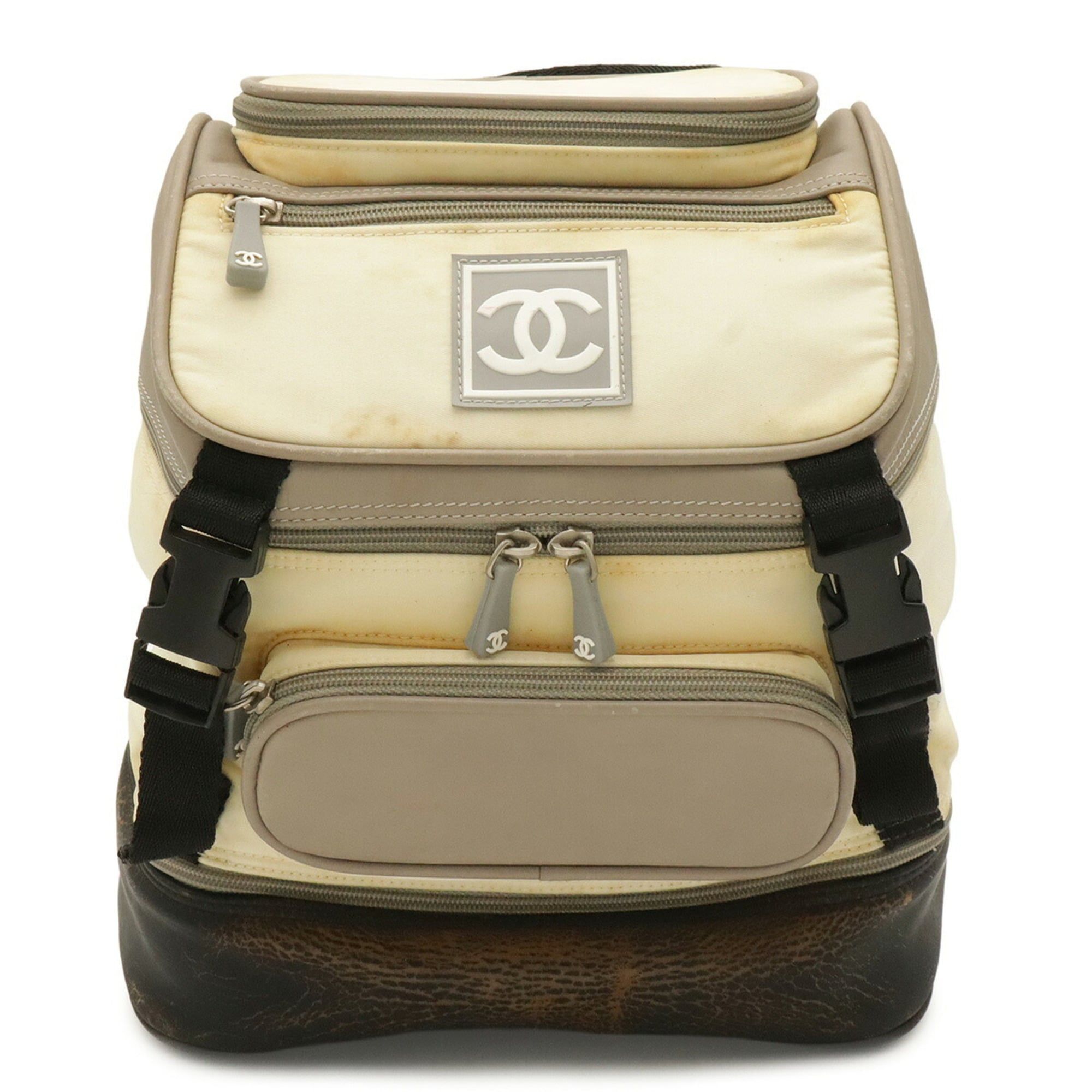 Nylon Leather Backpack (Pre-Owned) - Chanel - Modalova