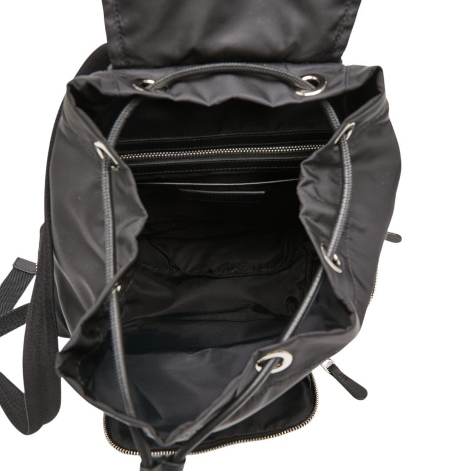 Nylon Leather Backpack (Pre-Owned) - Burberry - Modalova