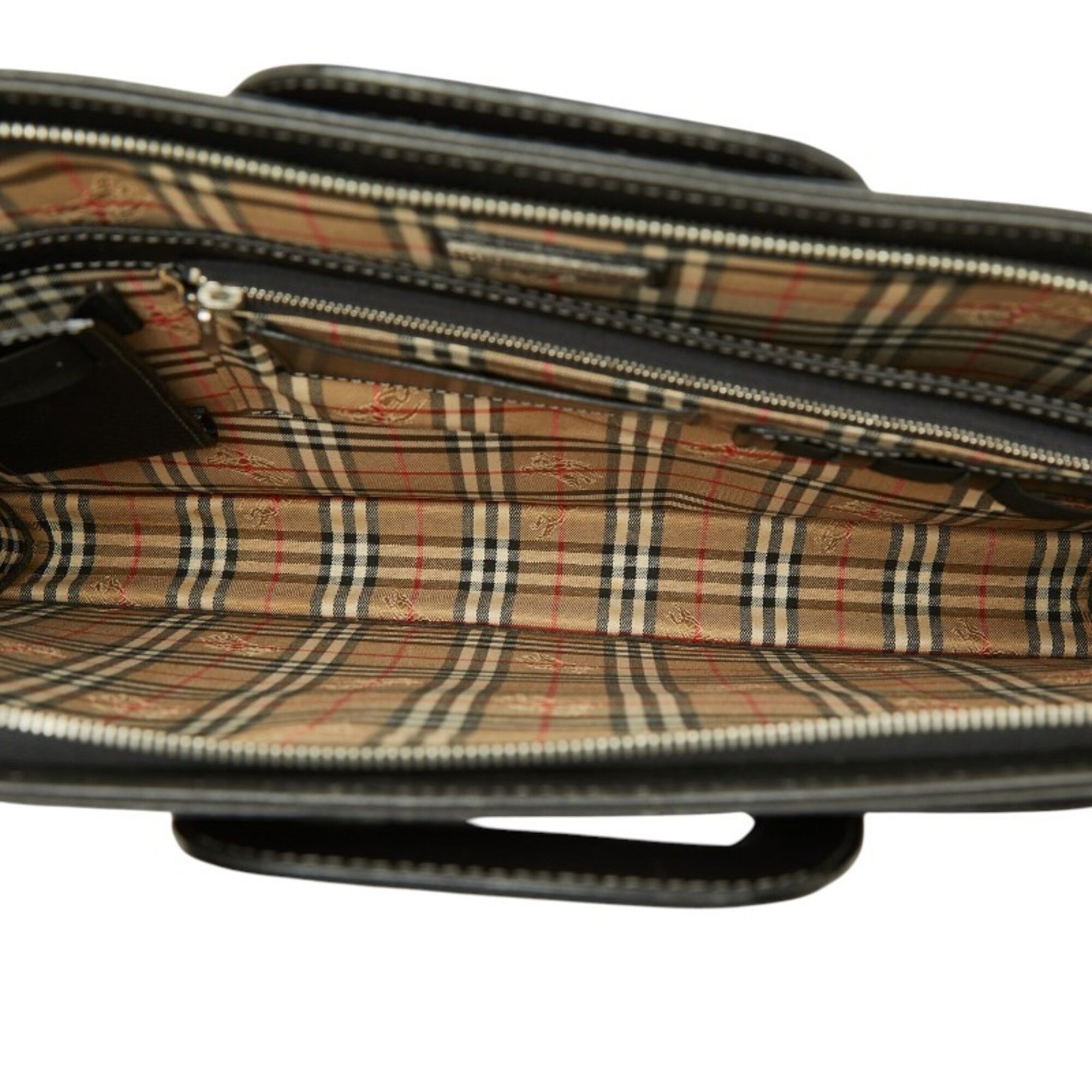 Leather Briefcase (Pre-Owned) - Burberry - Modalova