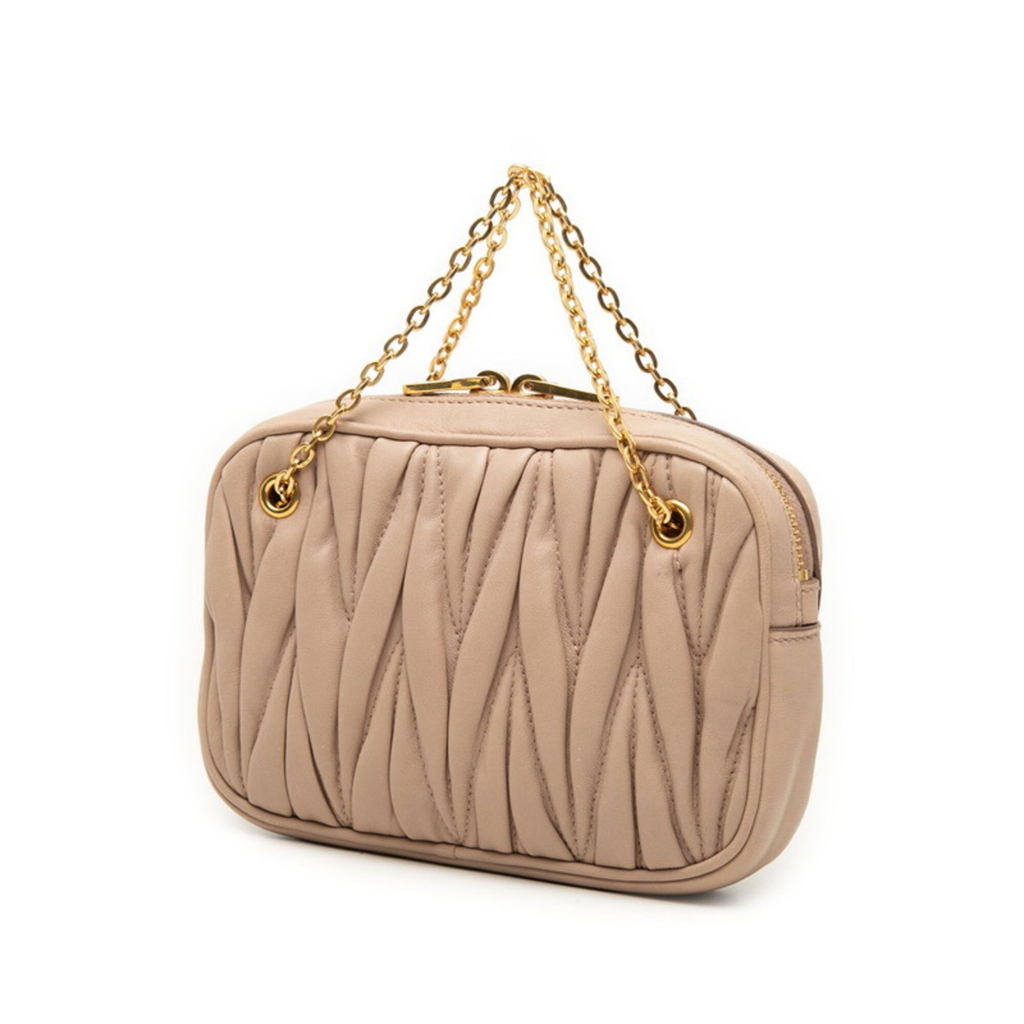 Leather Handbag Pouch (Pre-Owned) - Miu Miu - Modalova