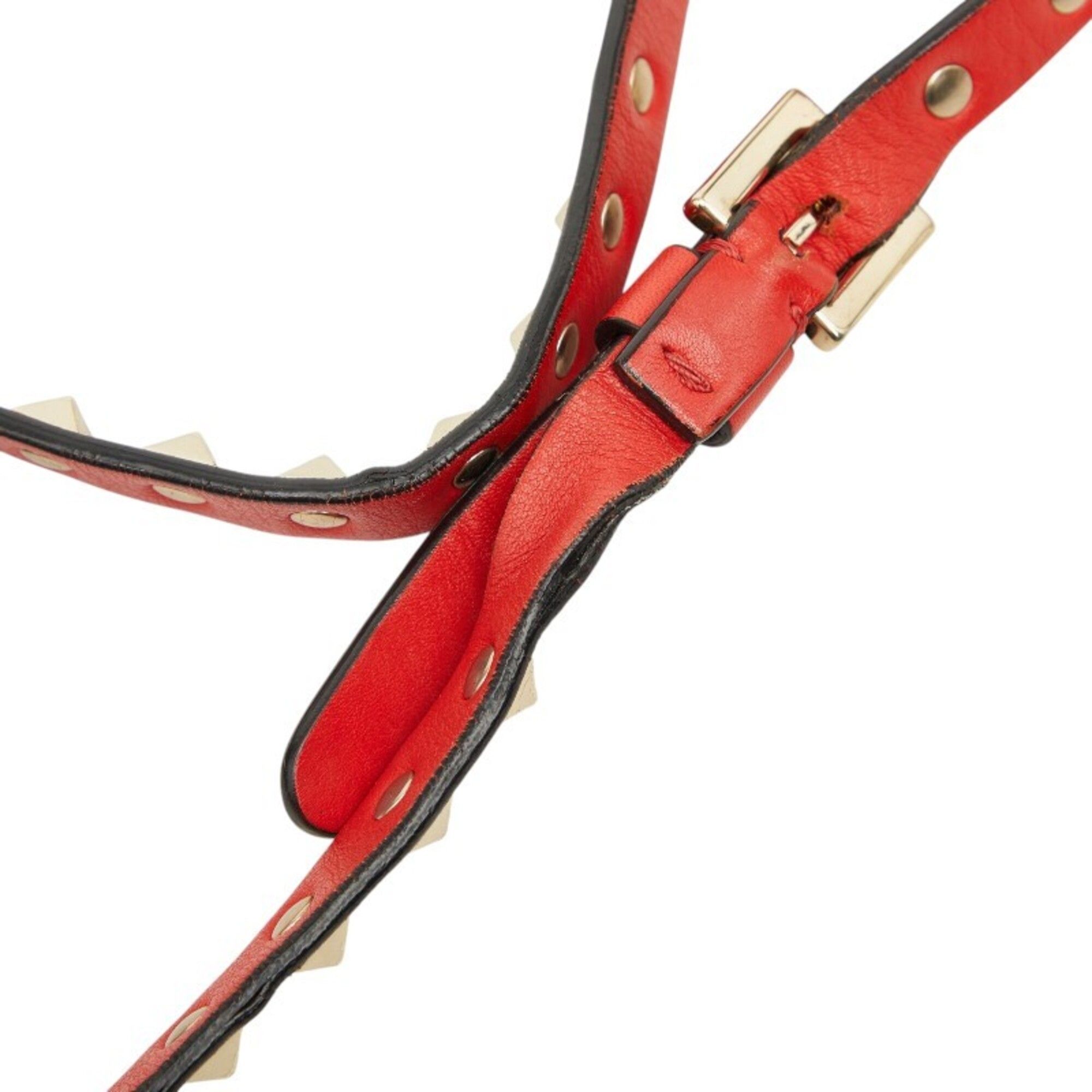Leather Shoulder Bag (Pre-Owned) - Valentino - Modalova