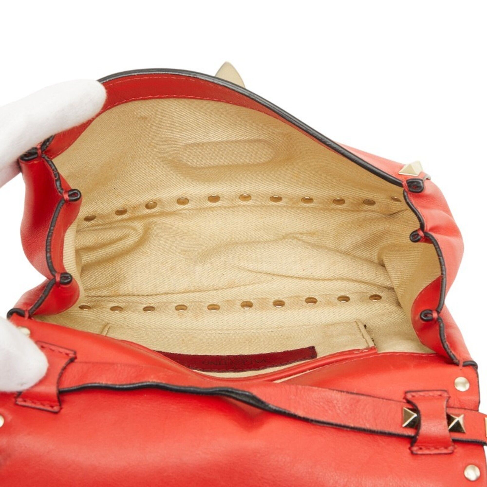 Leather Shoulder Bag (Pre-Owned) - Valentino - Modalova