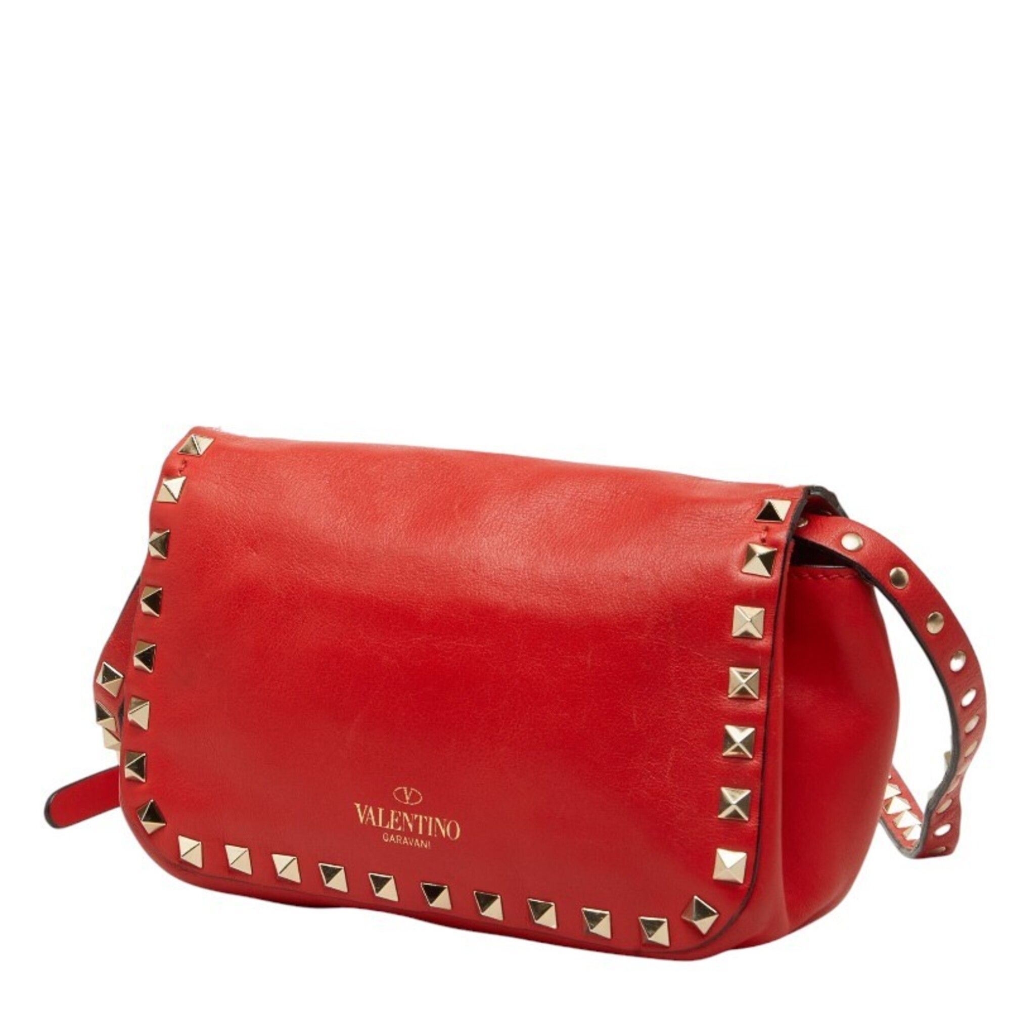 Leather Shoulder Bag (Pre-Owned) - Valentino - Modalova