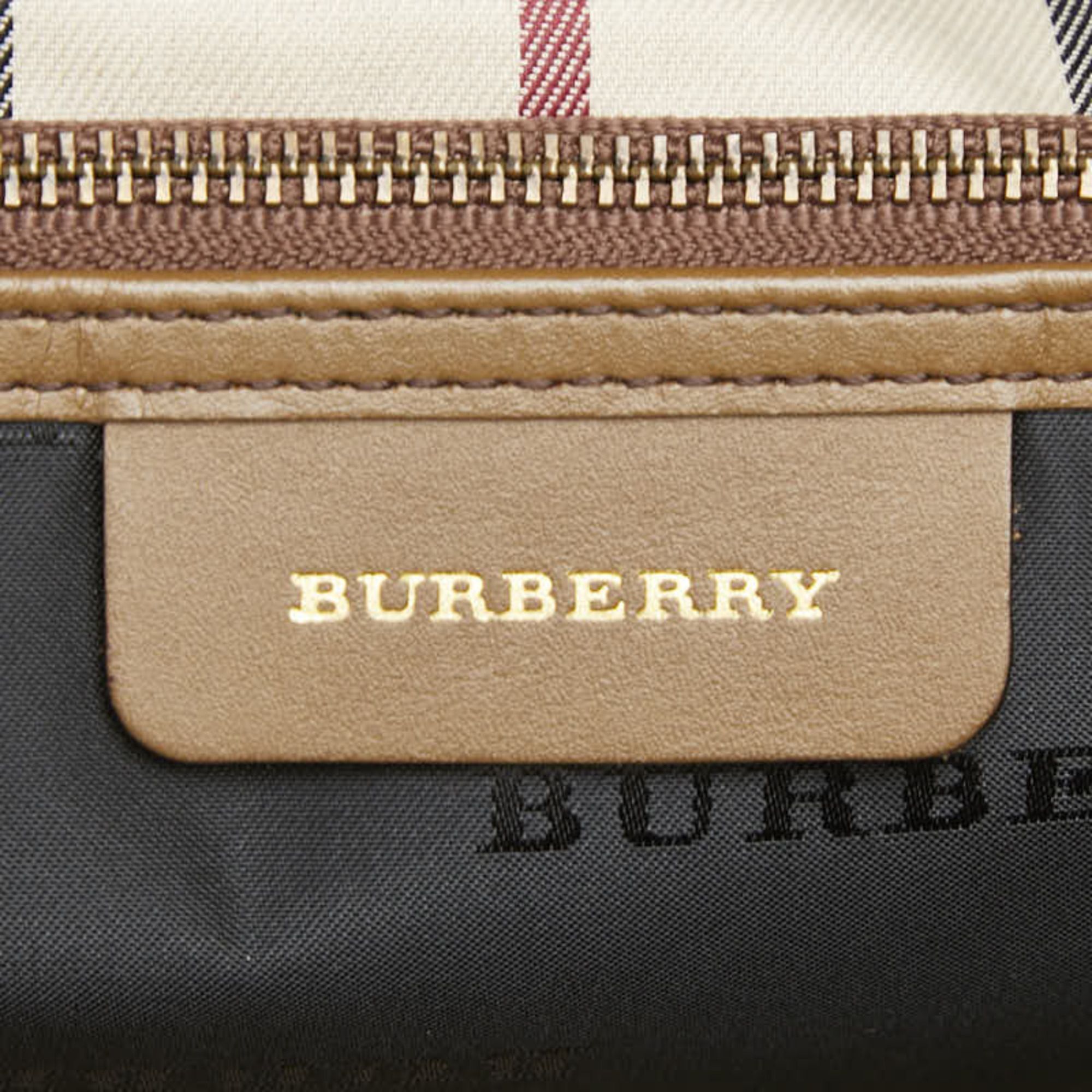 Leather Handbag (Pre-Owned) - Burberry - Modalova