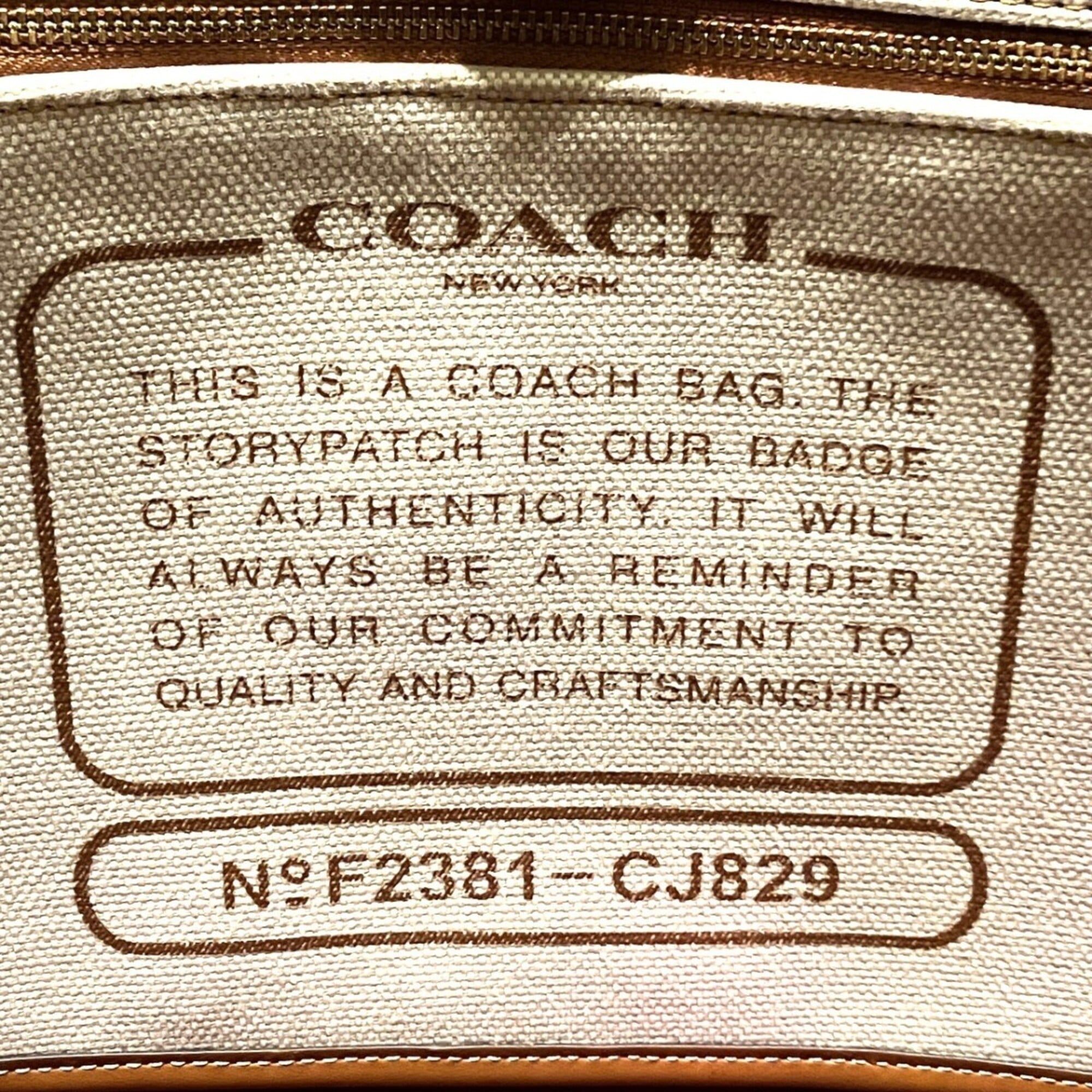 Canvas Leather Tote Bag (Pre-Owned) - Coach - Modalova