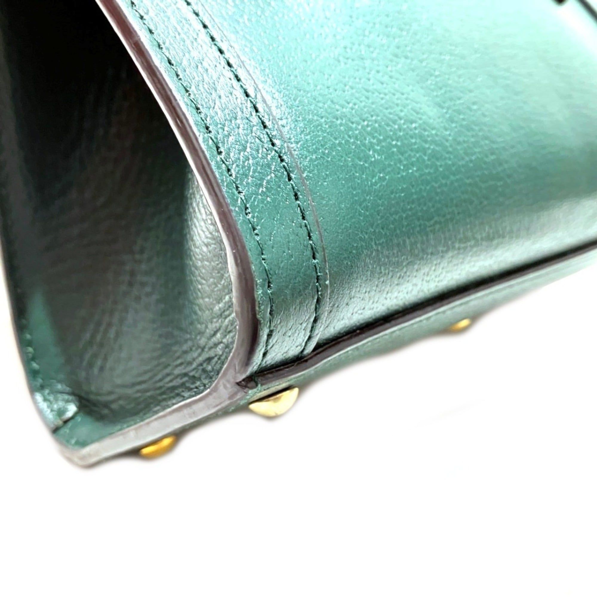 Bamboo Leather Handbag (Pre-Owned) - Gucci - Modalova