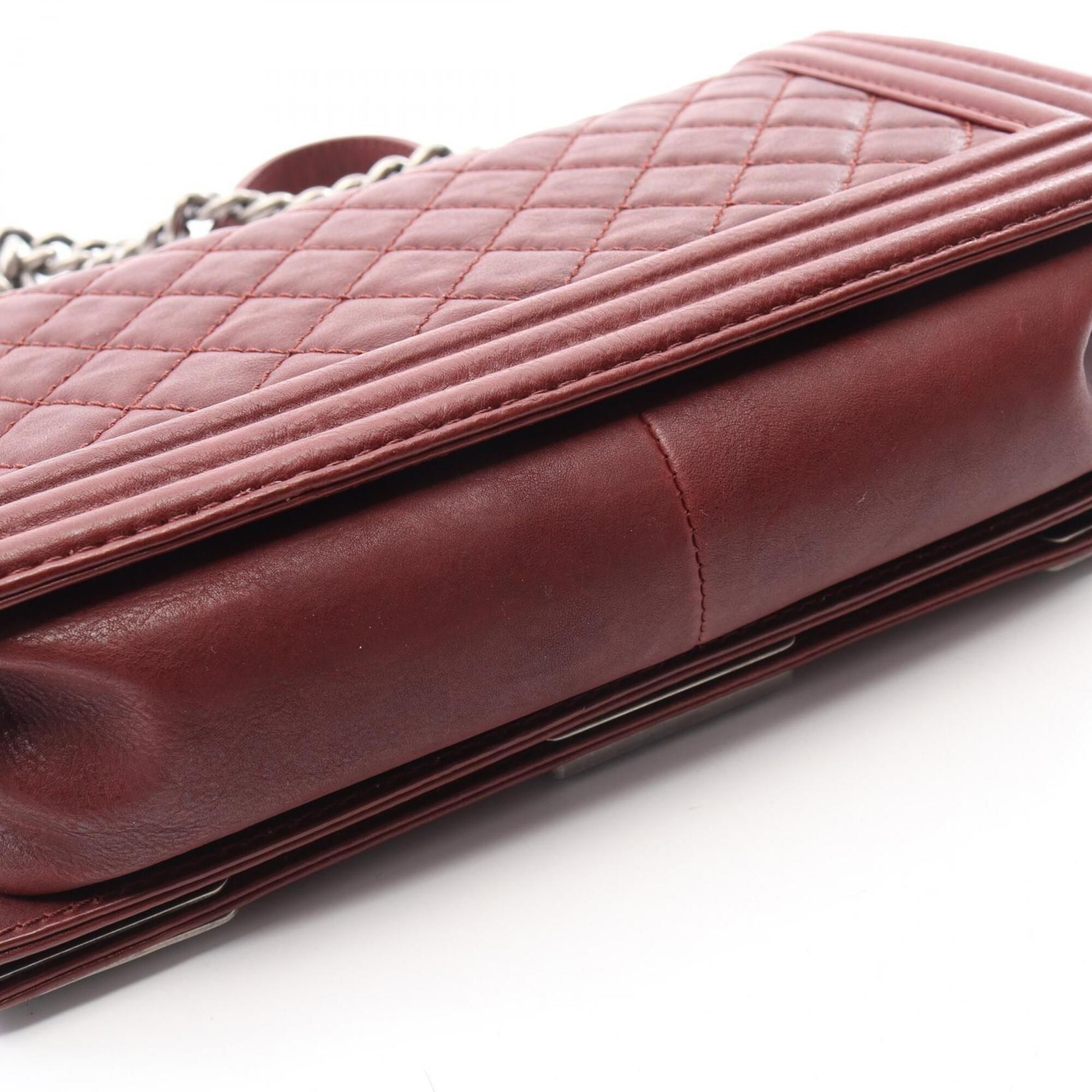 Boy Leather Handbag Shoulder Bag (Pre-Owned) - Chanel - Modalova