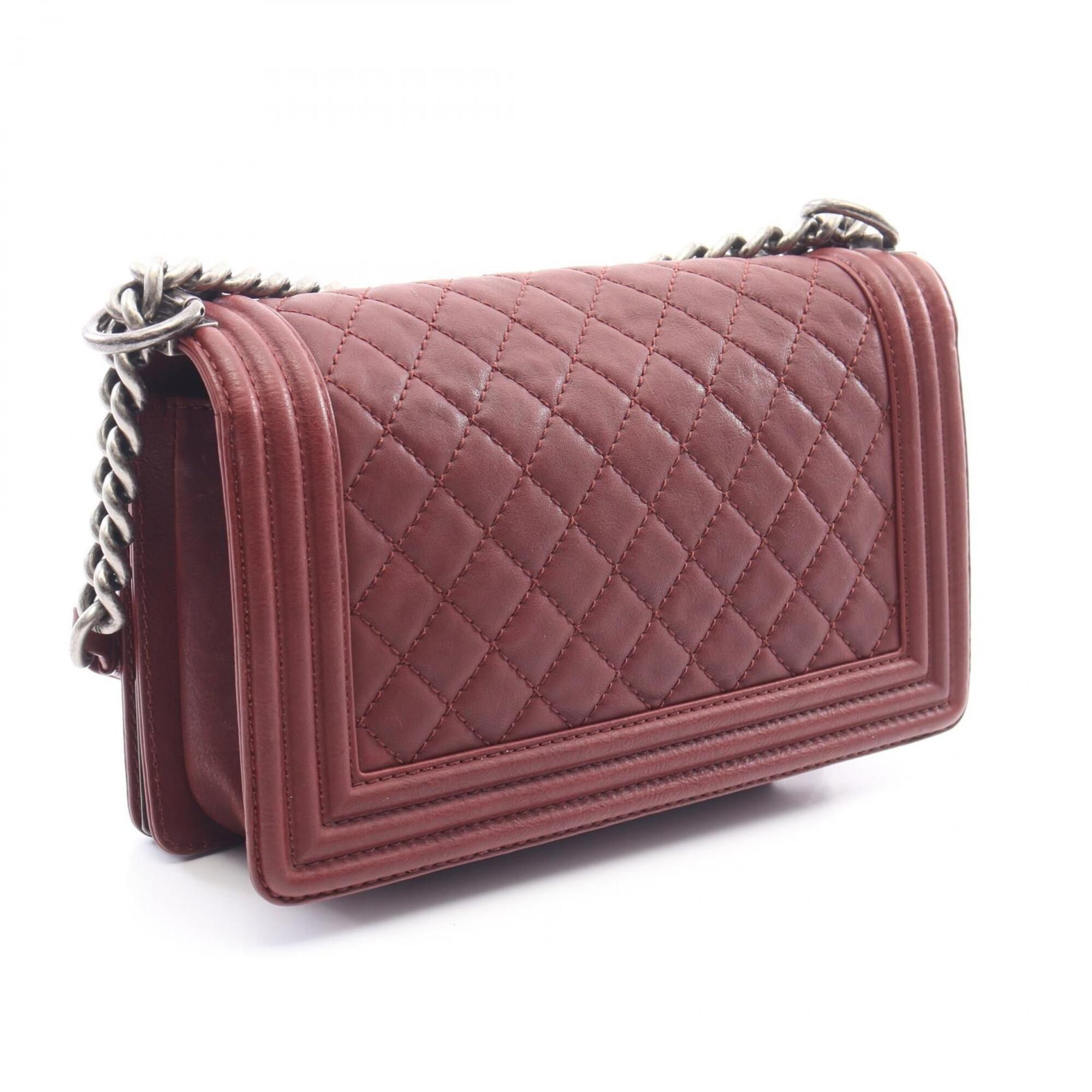 Boy Leather Handbag Shoulder Bag (Pre-Owned) - Chanel - Modalova