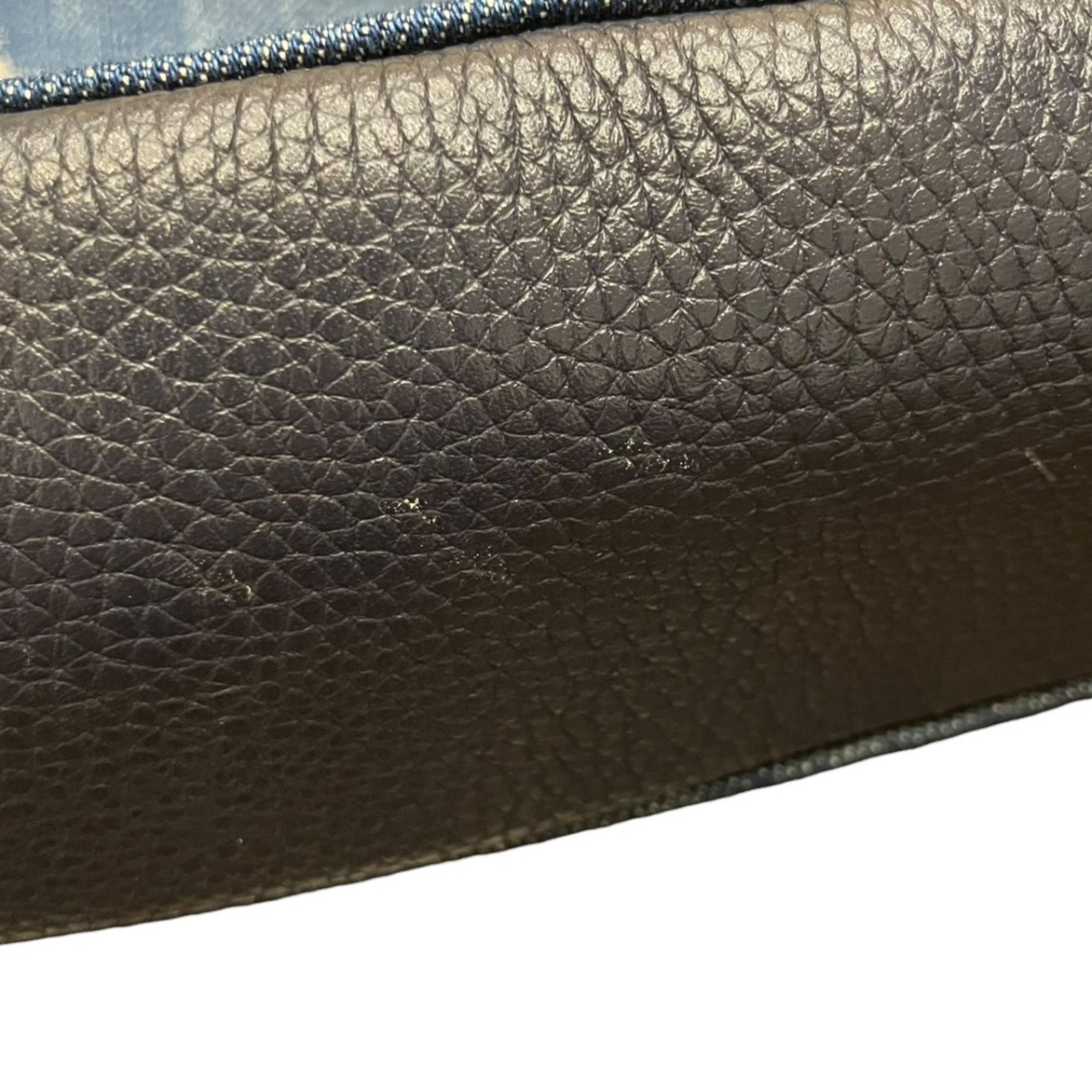 Denim Leather Shoulder Bag (Pre-Owned) - Coach - Modalova