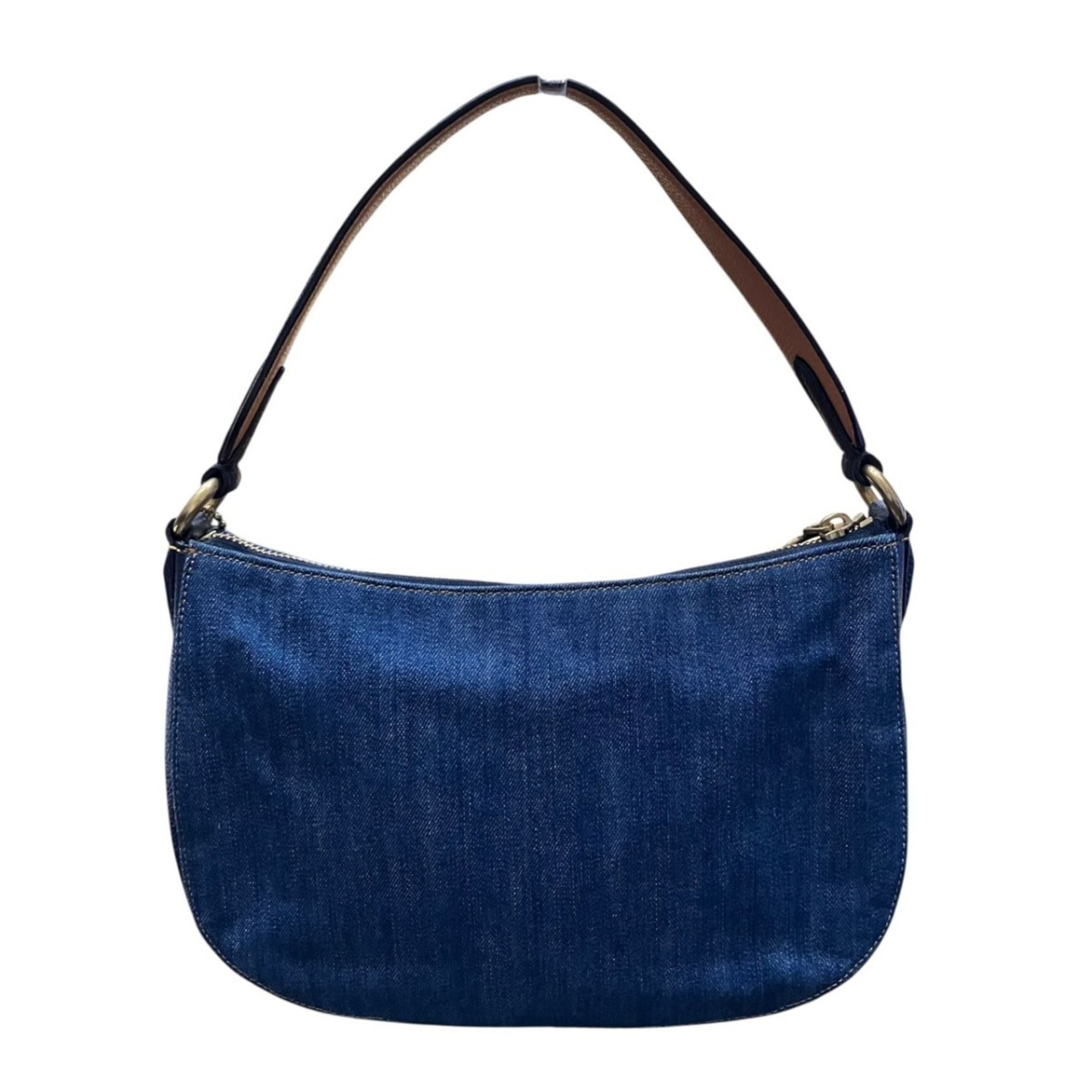 Denim Leather Shoulder Bag (Pre-Owned) - Coach - Modalova