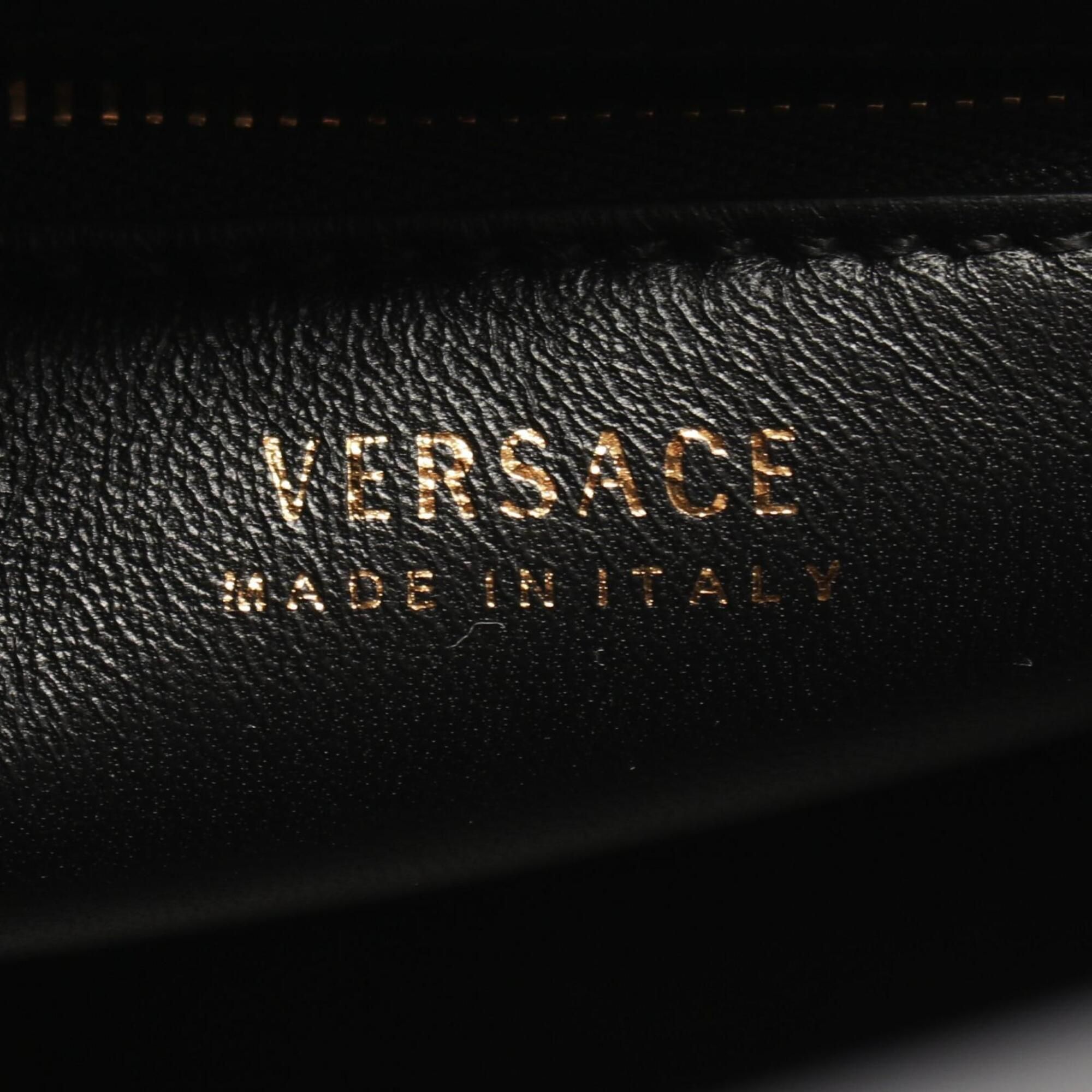 Leather Handbag (Pre-Owned) - Versace - Modalova