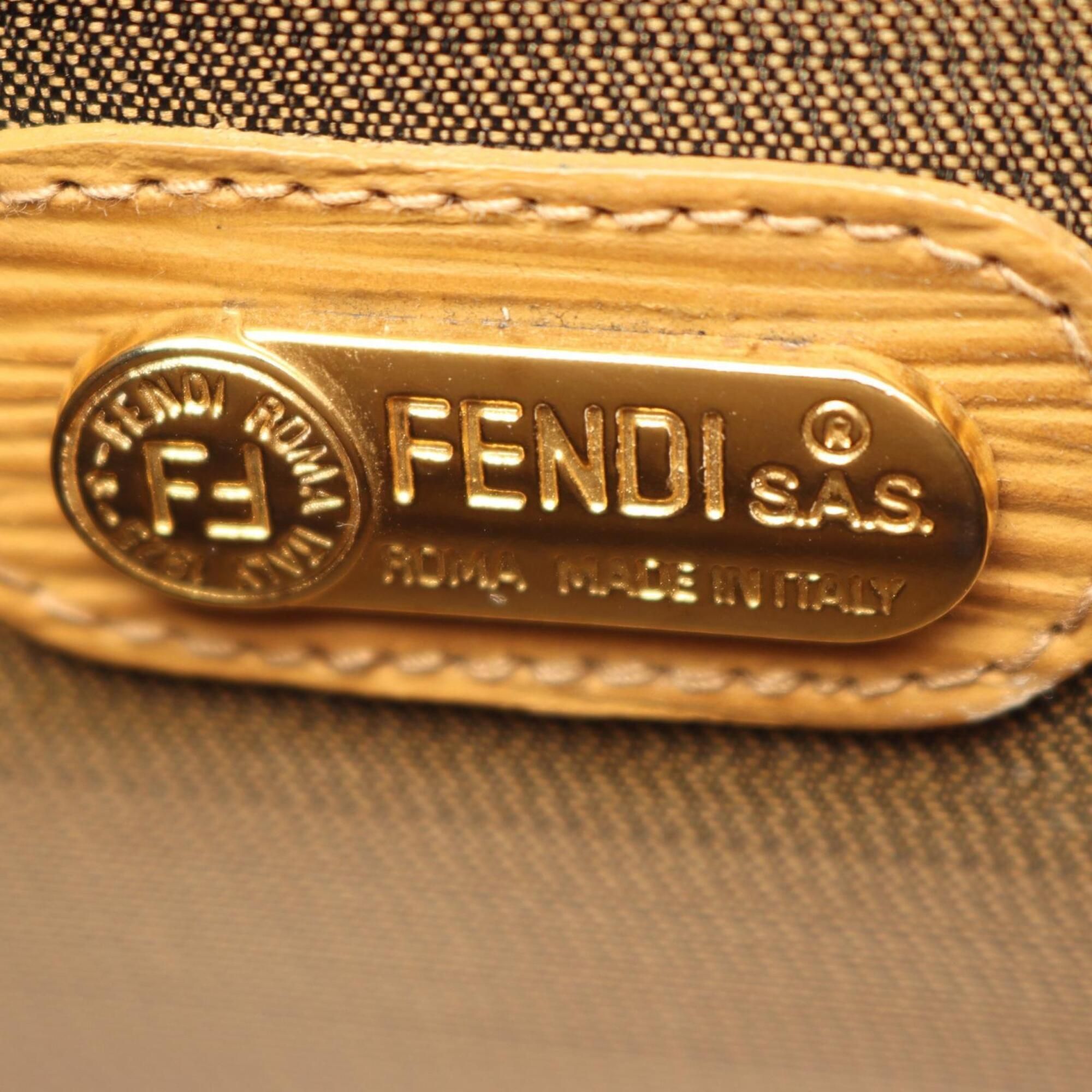 Canvas Leather Handbag (Pre-Owned) - Fendi - Modalova