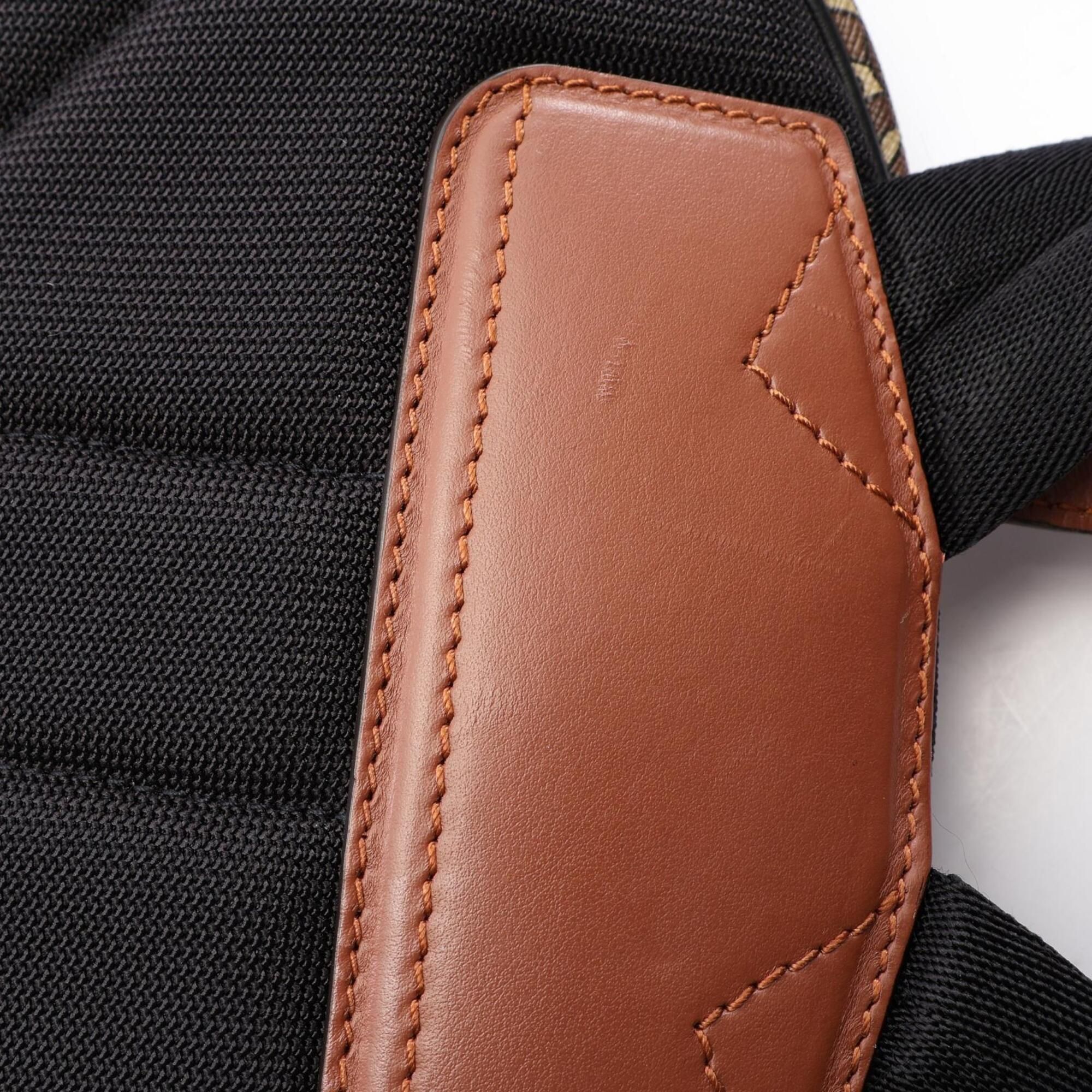 Coated Canvas Leather Backpack (Pre-Owned) - Burberry - Modalova