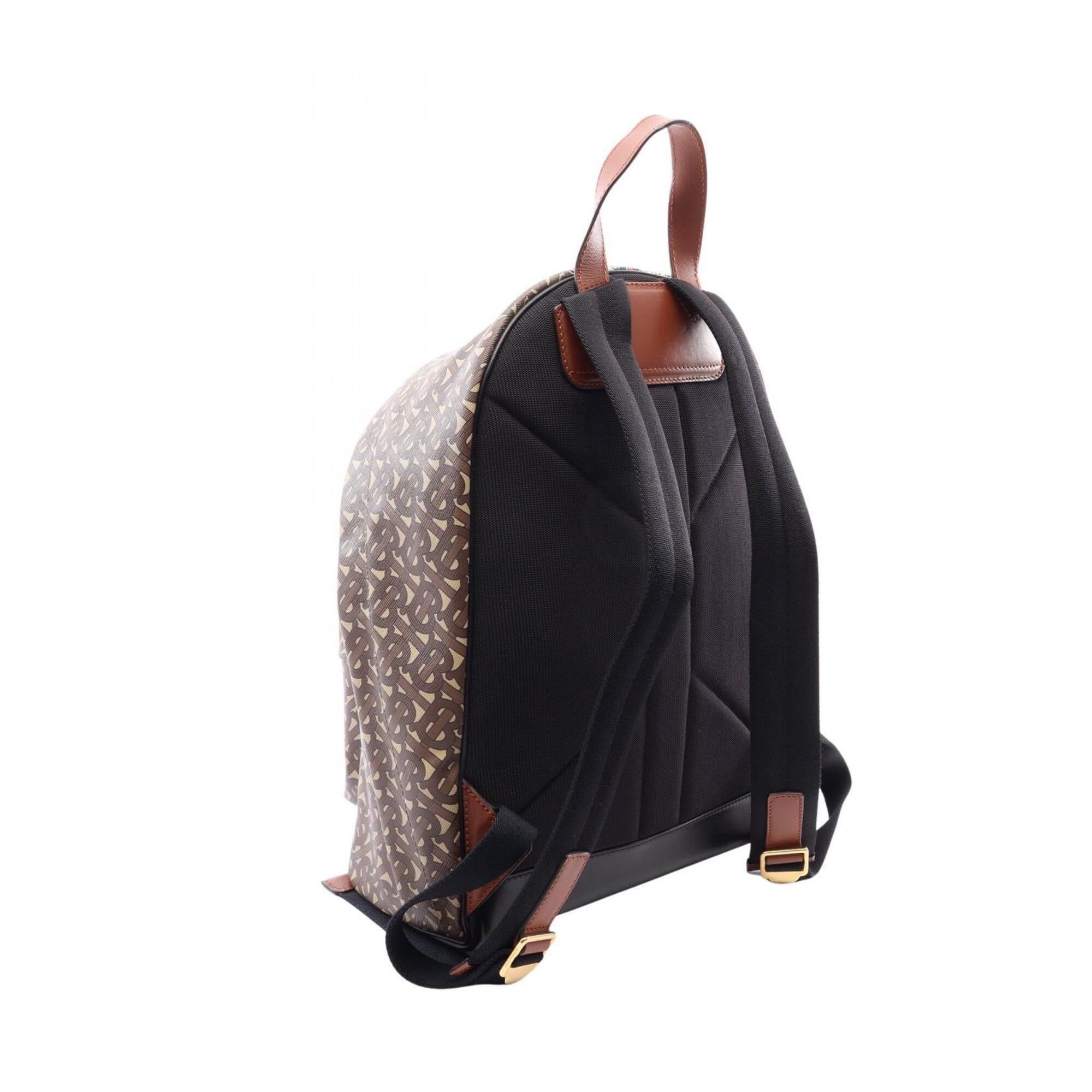 Coated Canvas Leather Backpack (Pre-Owned) - Burberry - Modalova