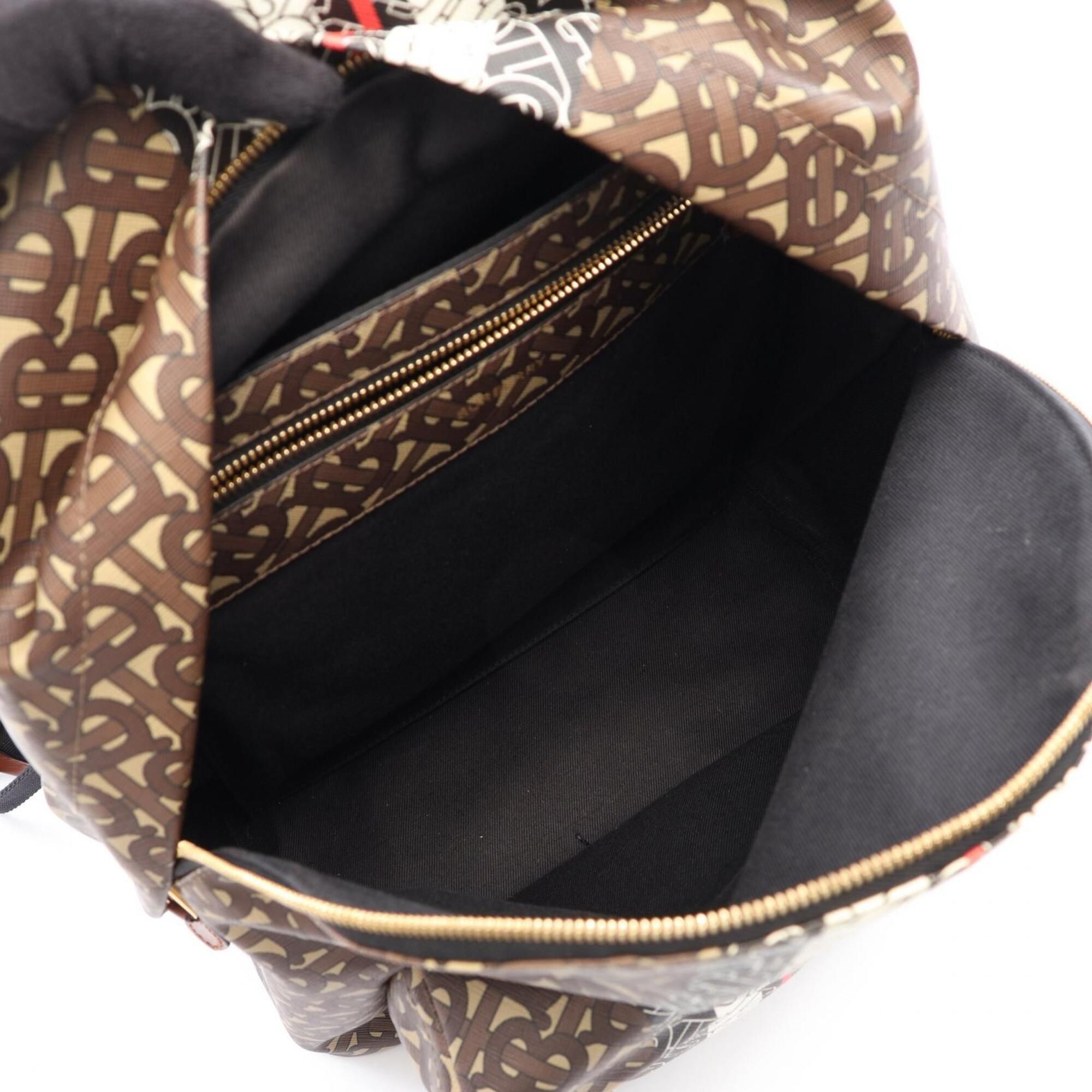 Coated Canvas Leather Backpack (Pre-Owned) - Burberry - Modalova