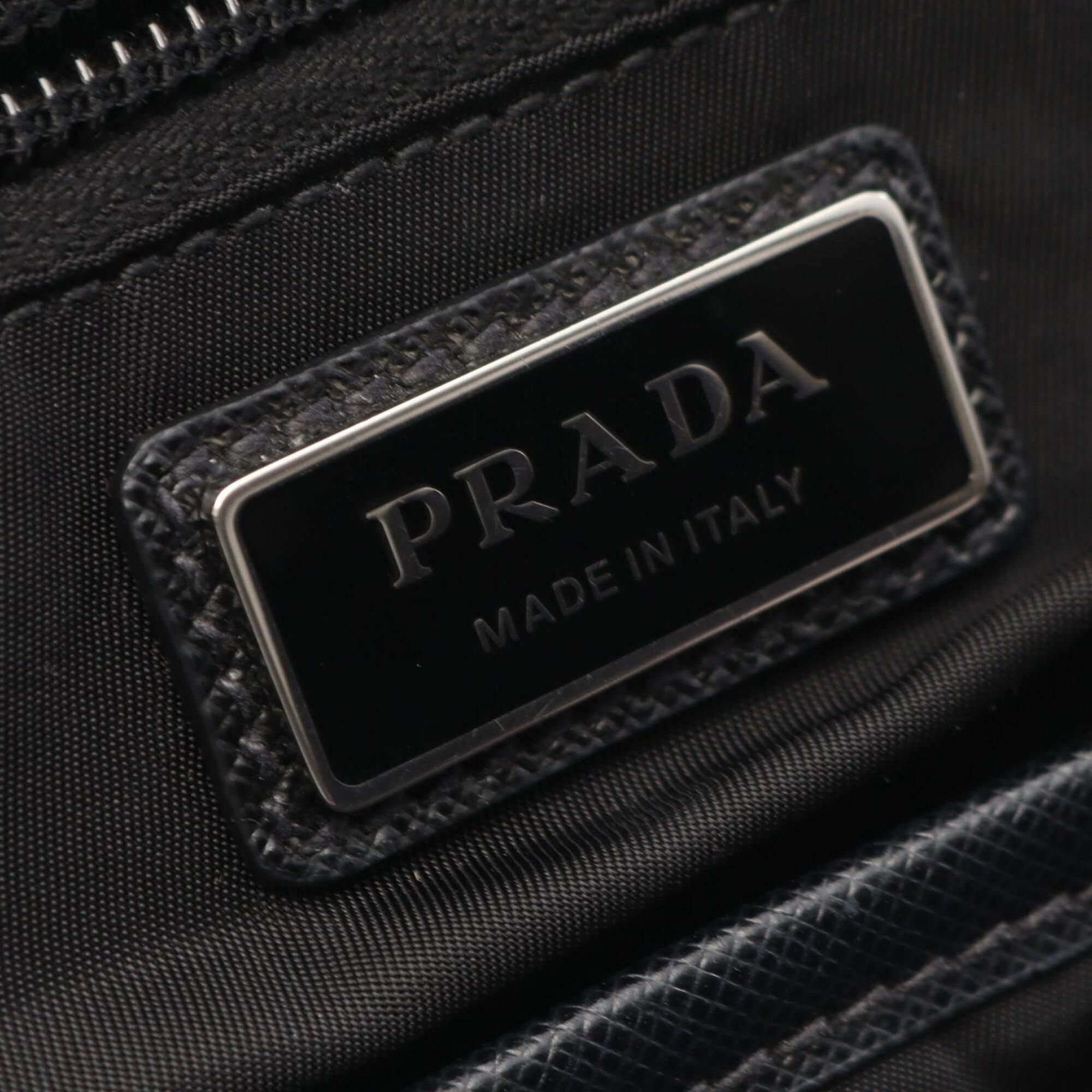 Nylon Leather Backpack Handbag (Pre-Owned) - Prada - Modalova