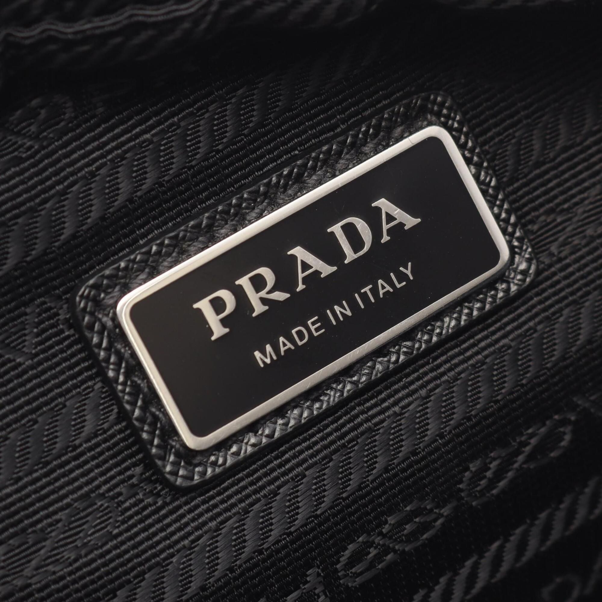 Nylon Leather Handbag Pouch Shoulder Bag (Pre-Owned) - Prada - Modalova