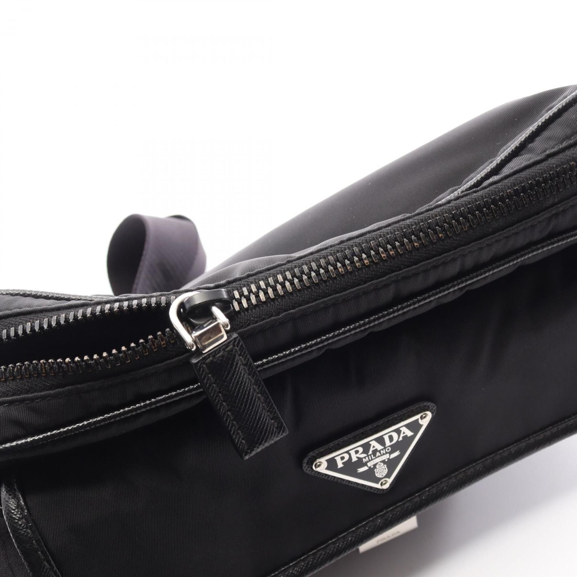 Nylon Leather Handbag Pouch Shoulder Bag (Pre-Owned) - Prada - Modalova