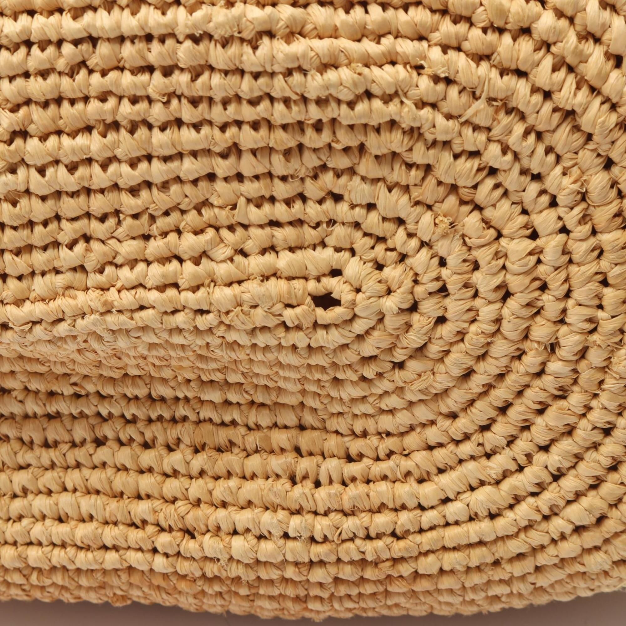 Raffia Leather Handbag (Pre-Owned) - Loewe - Modalova
