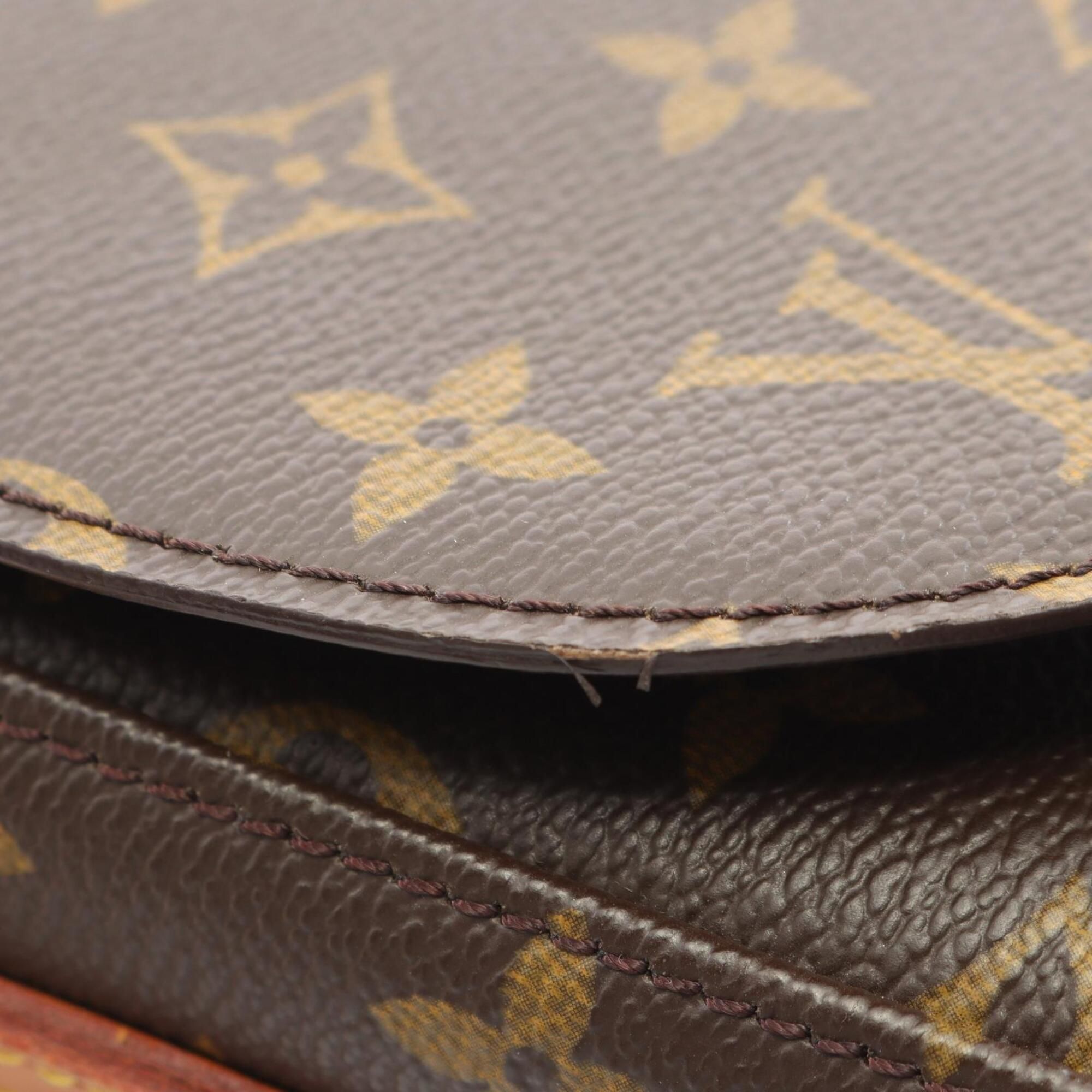 Coated Canvas Leather Handbag Shoulder Bag (Pre-Owned) - Louis Vuitton - Modalova