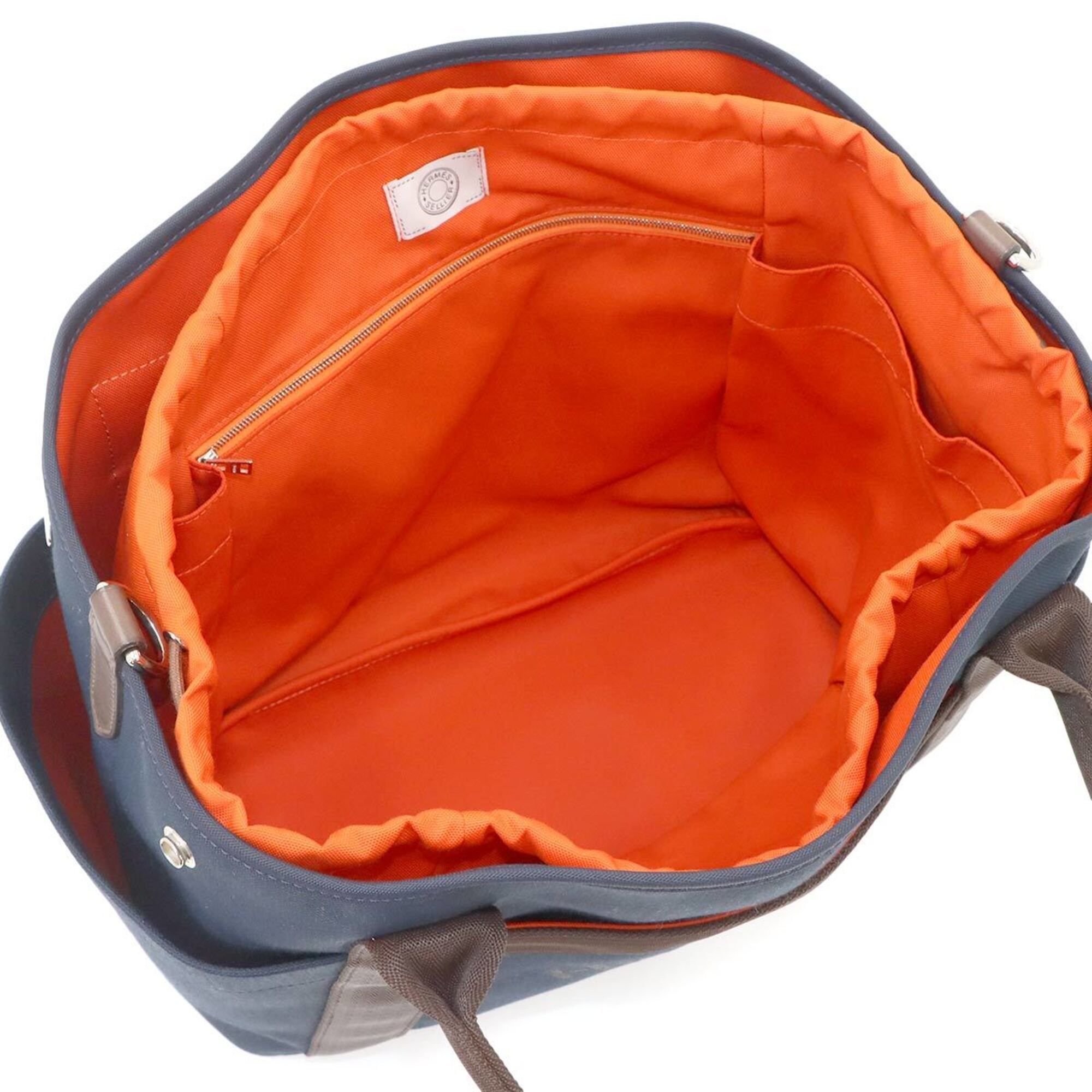 Canvas Leather Handbag Tote Bag (Pre-Owned) - Hermes - Modalova
