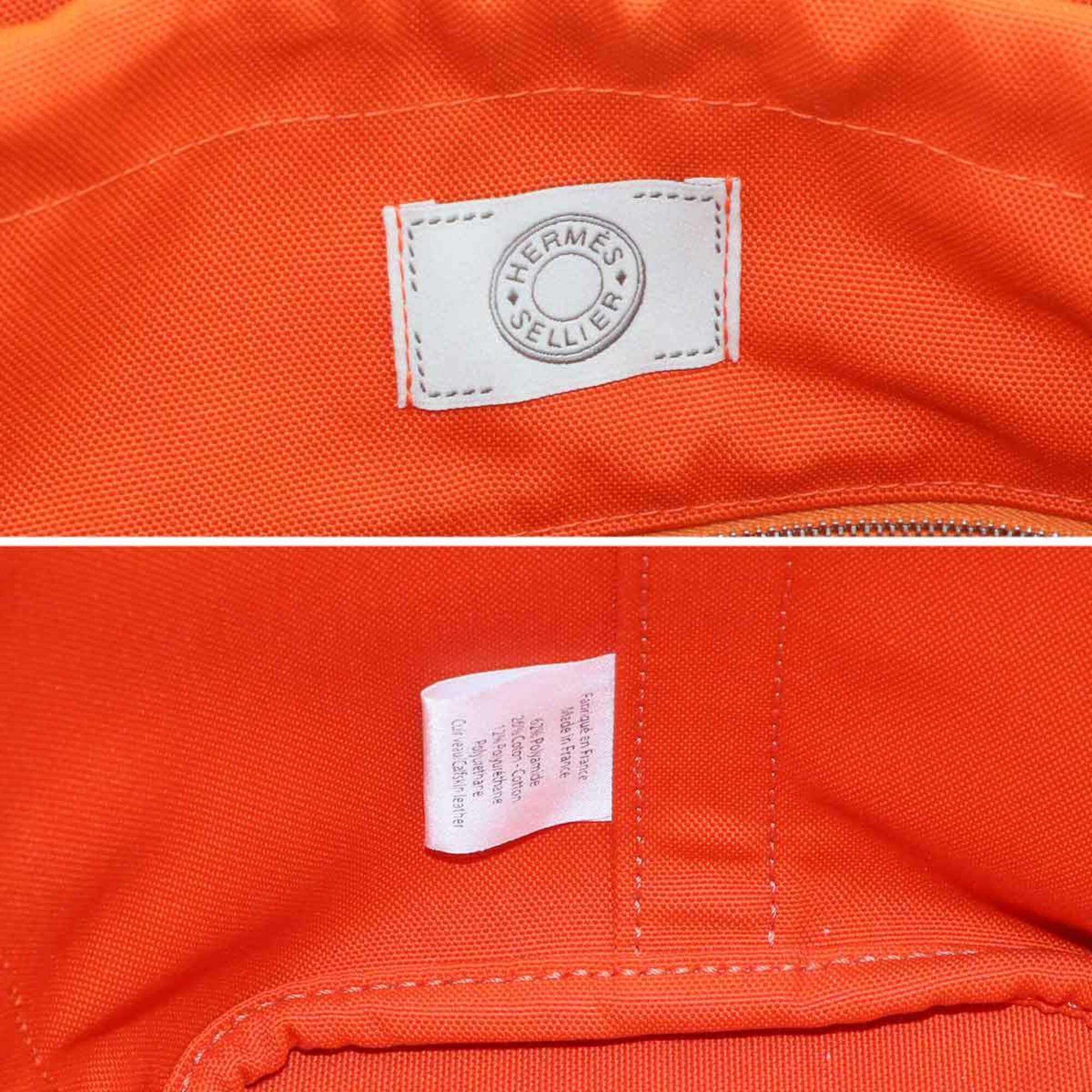 Canvas Leather Handbag Tote Bag (Pre-Owned) - Hermes - Modalova