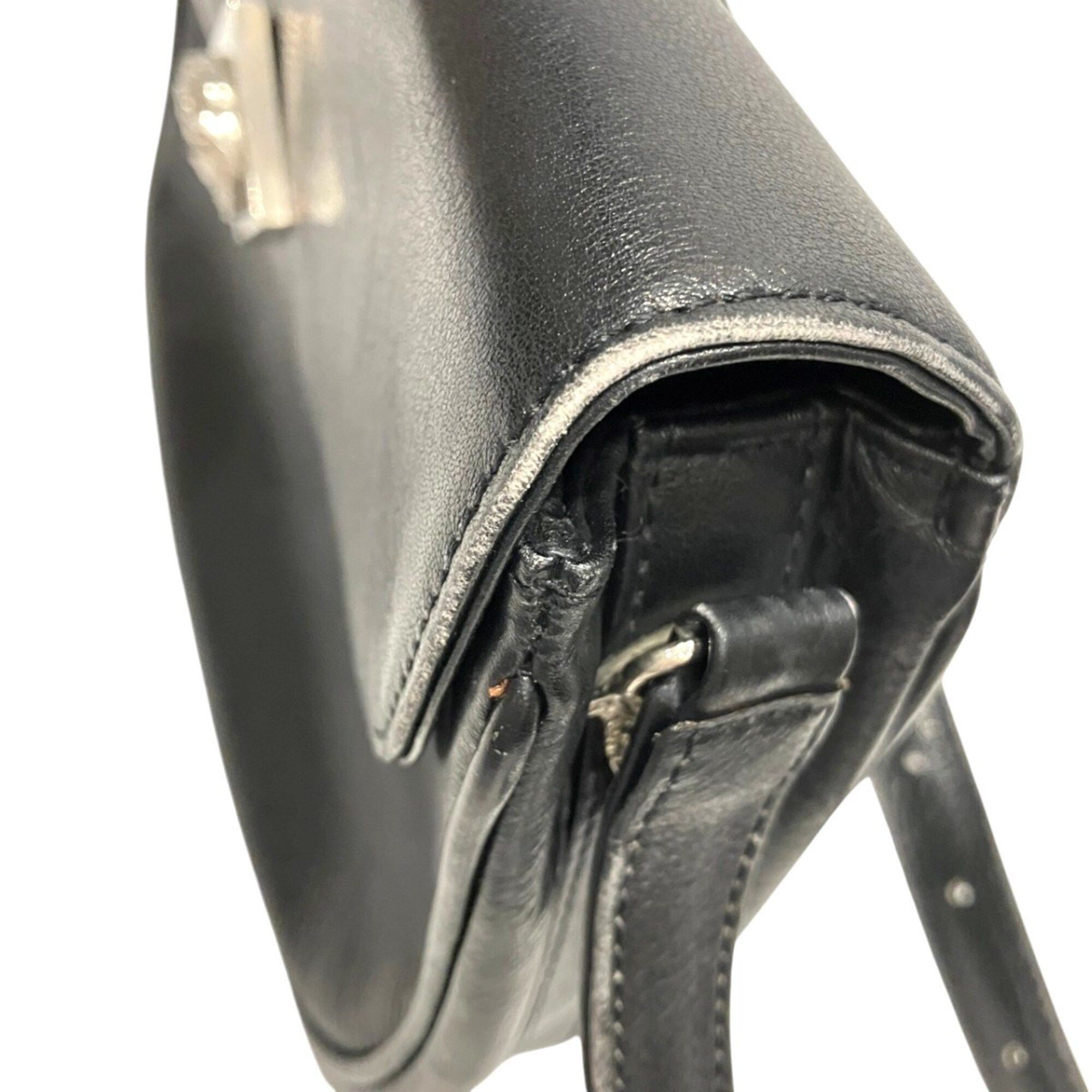 Leather Shoulder Bag (Pre-Owned) - Versace - Modalova