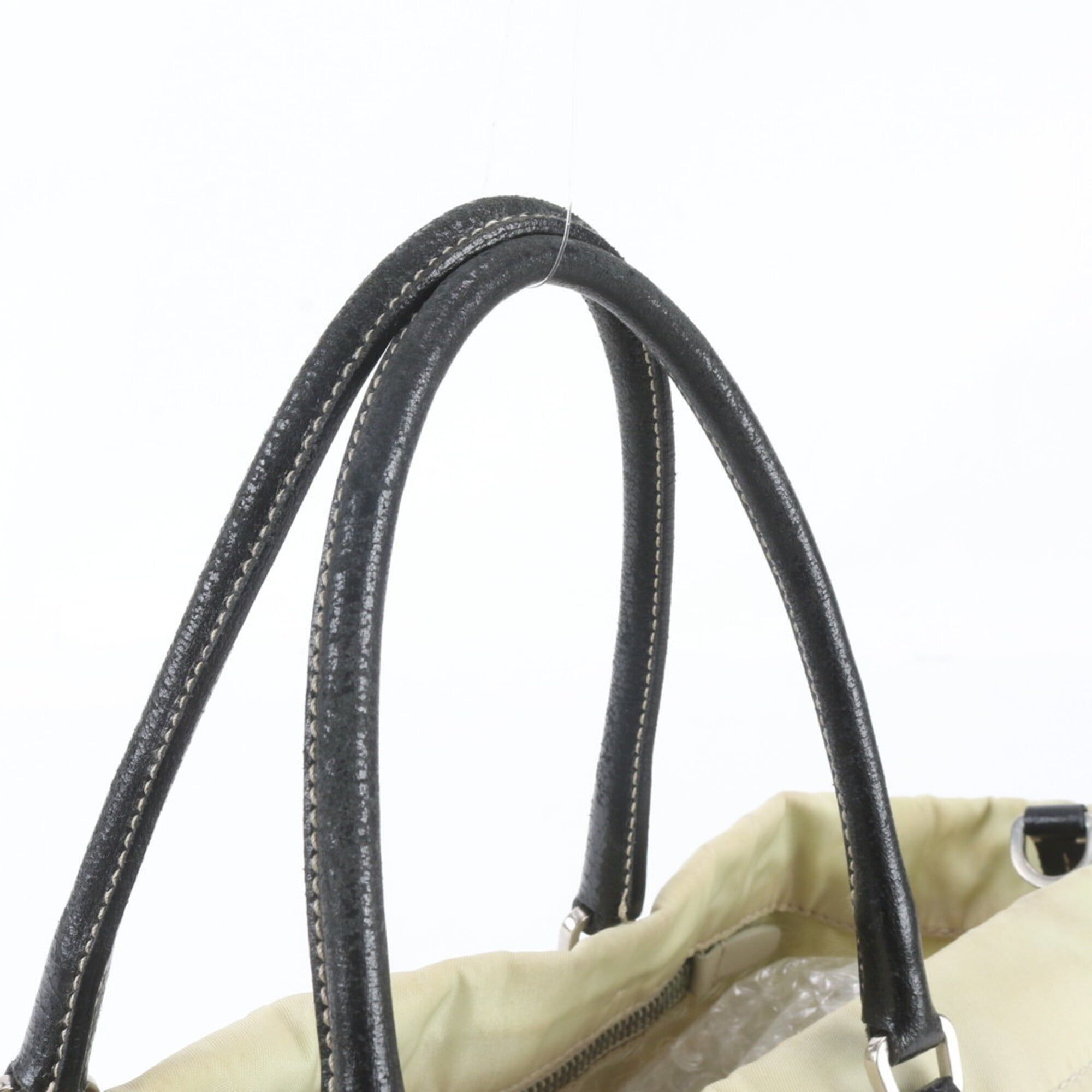 Leather Nylon Handbag Tote Bag (Pre-Owned) - Prada - Modalova