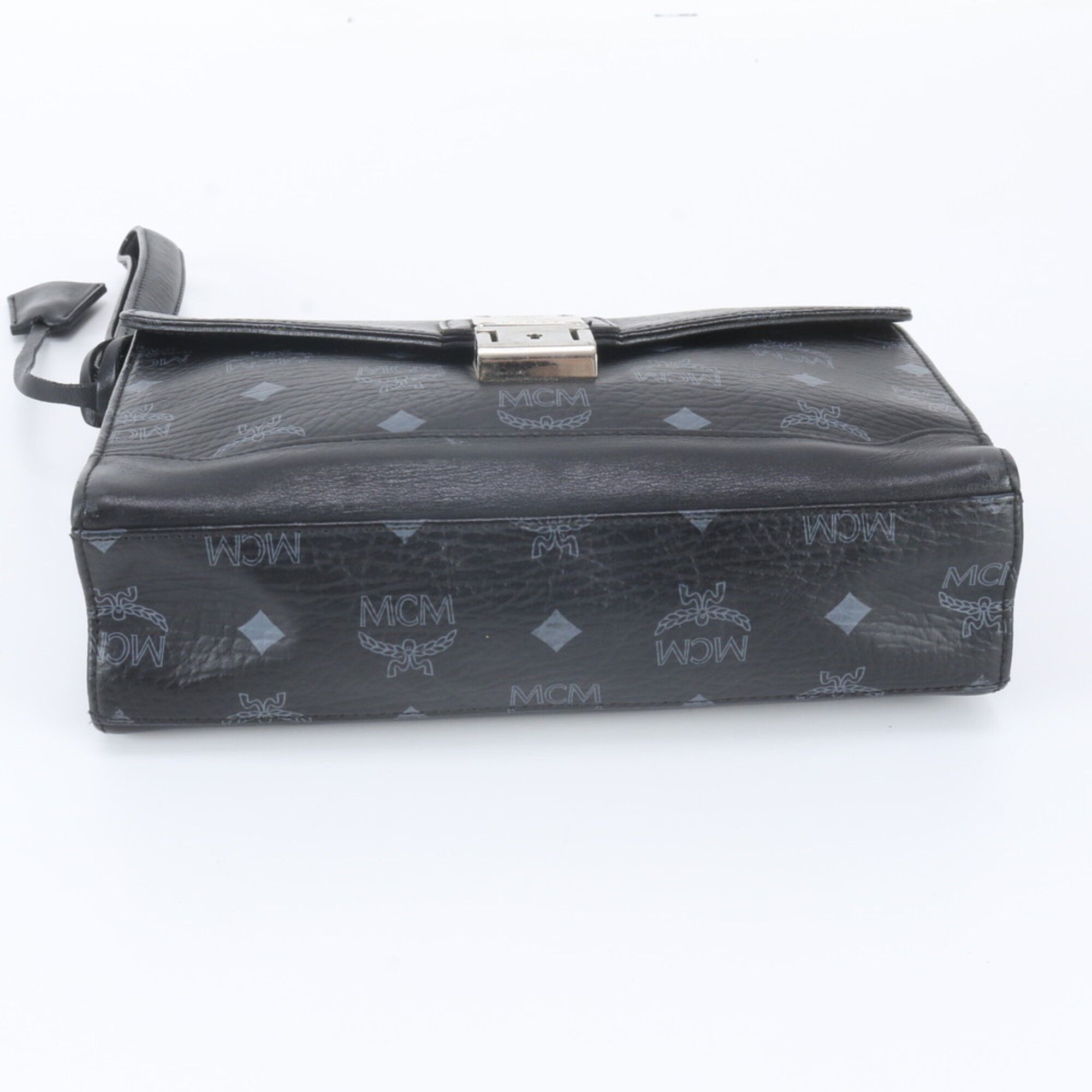 Leather Coated Canvas Clutch Bag Pouch (Pre-Owned) - MCM - Modalova