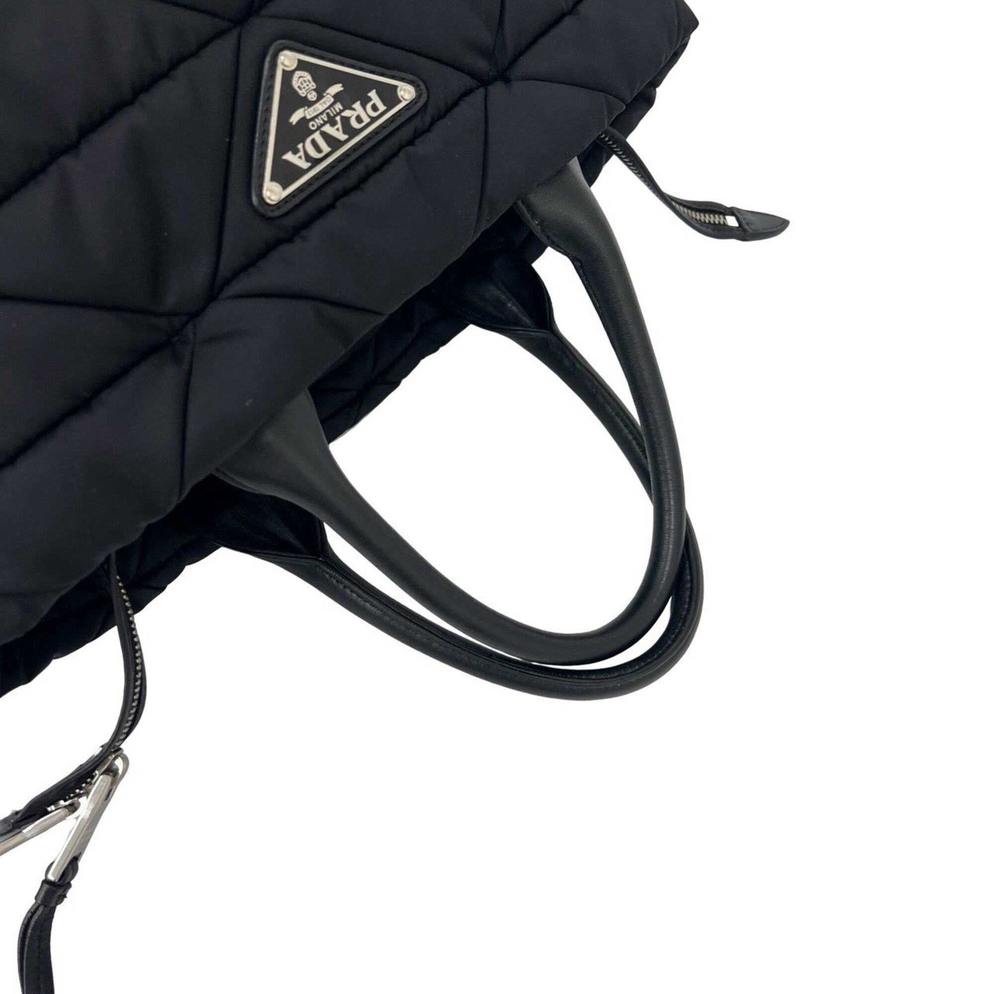 Nylon Leather Handbag Shoulder Bag (Pre-Owned) - Prada - Modalova