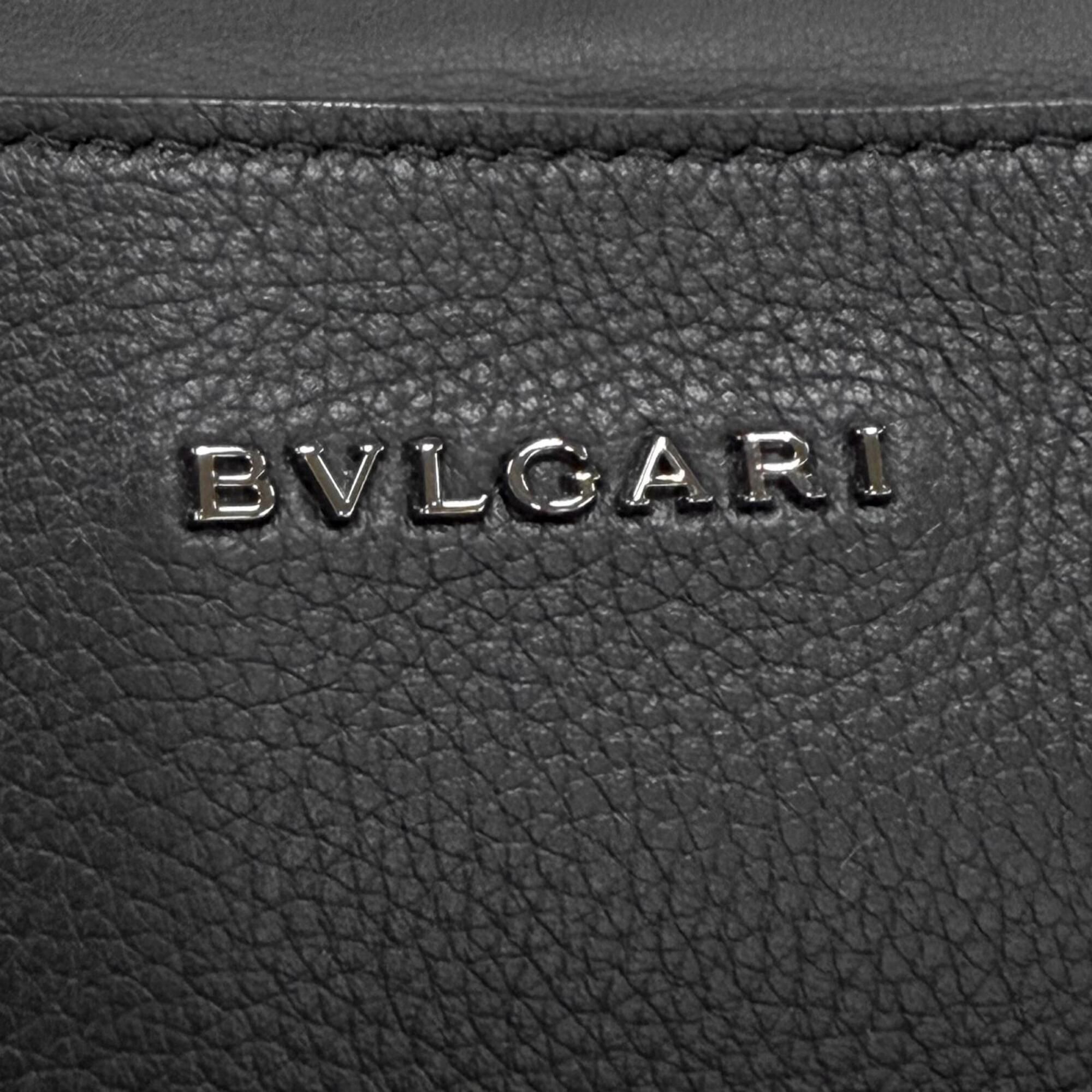 Leather Nylon Briefcase (Pre-Owned) - Bvlgari - Modalova