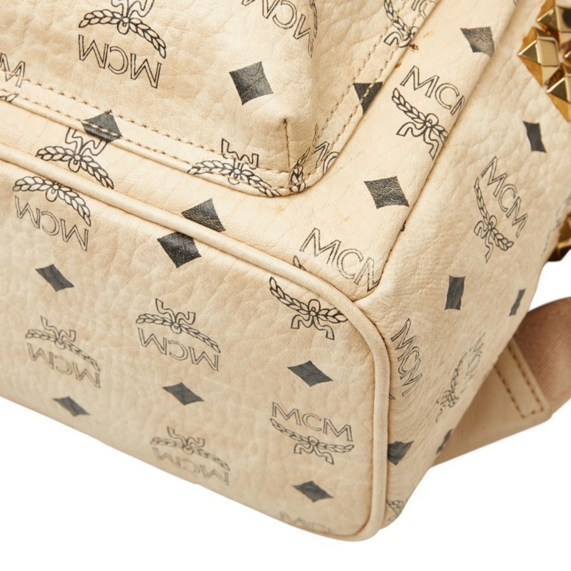 Mcm Beige Pvc Backpack (Pre-Owned) - MCM - Modalova